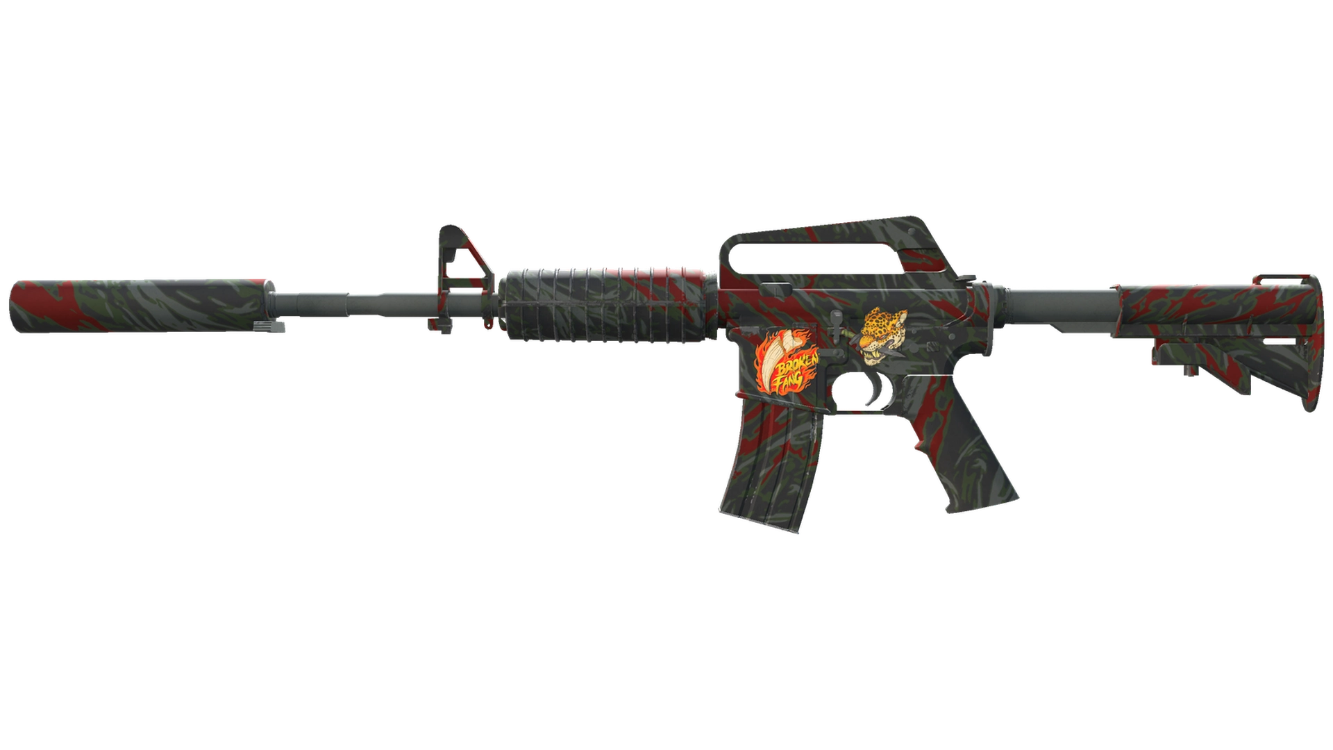 M4A1-S | Blood Tiger (Minimal Wear)