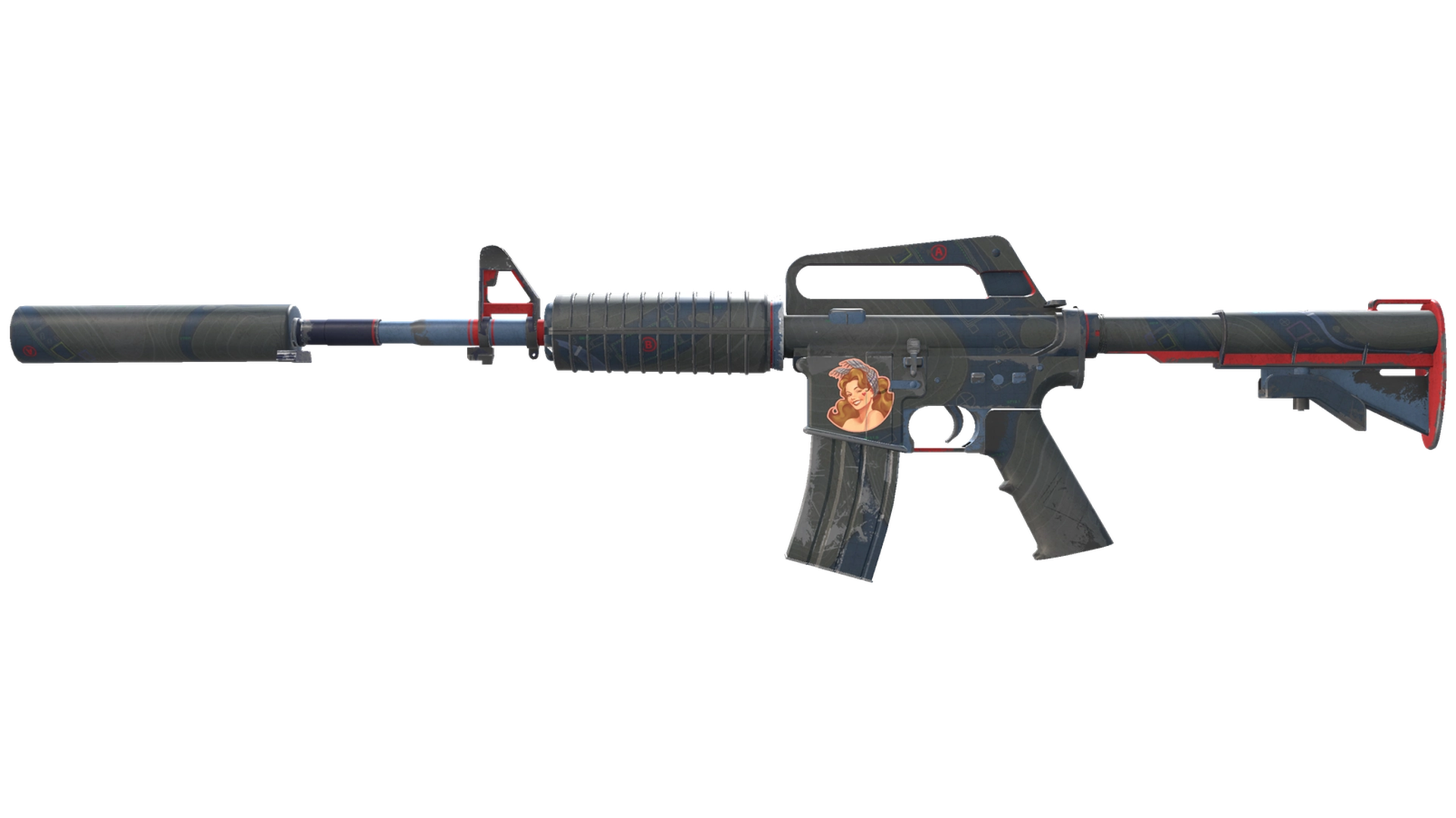 M4A1-S | Briefing (Well-Worn)