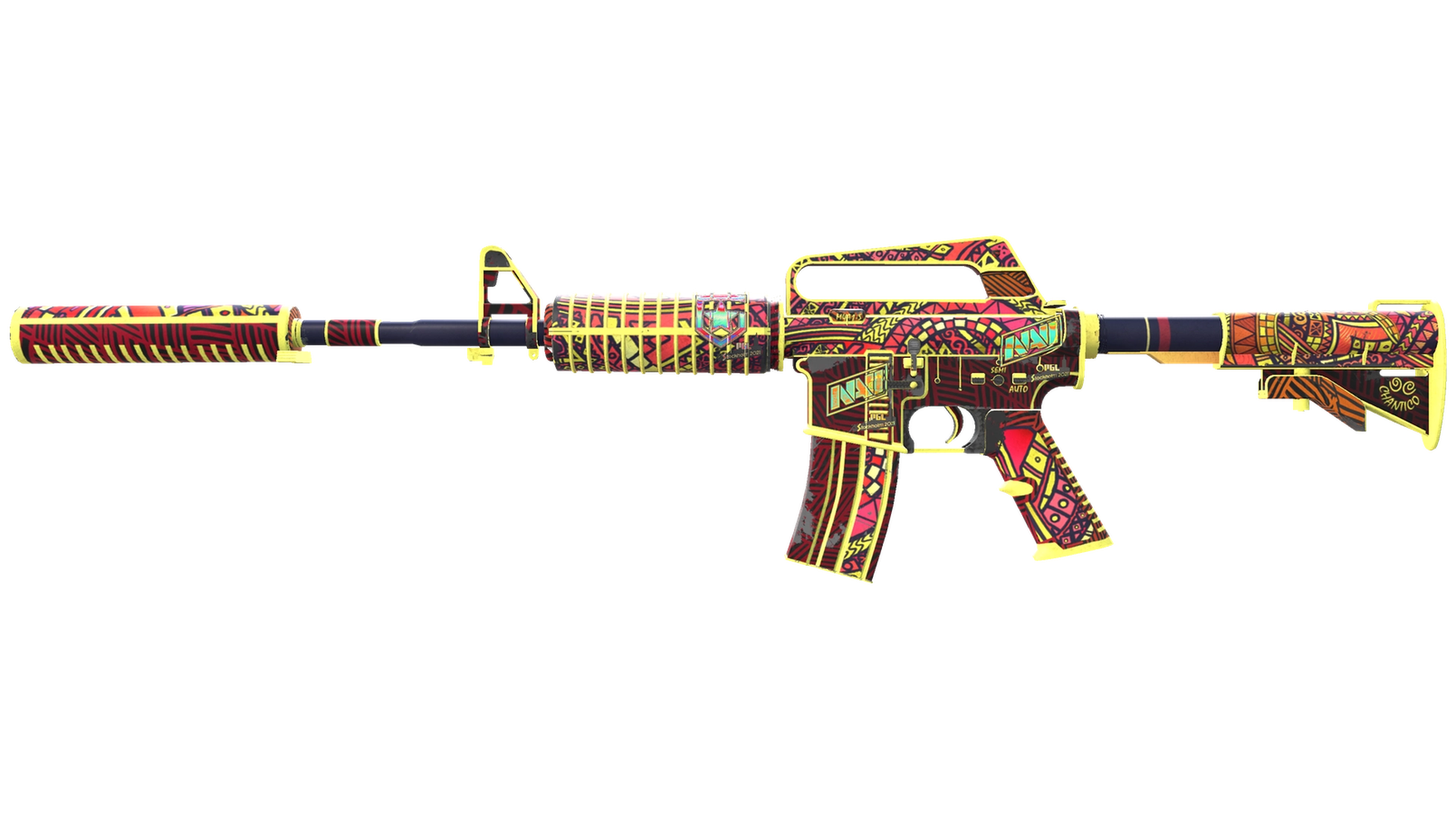 M4A1-S | Chantico's Fire (Well-Worn)