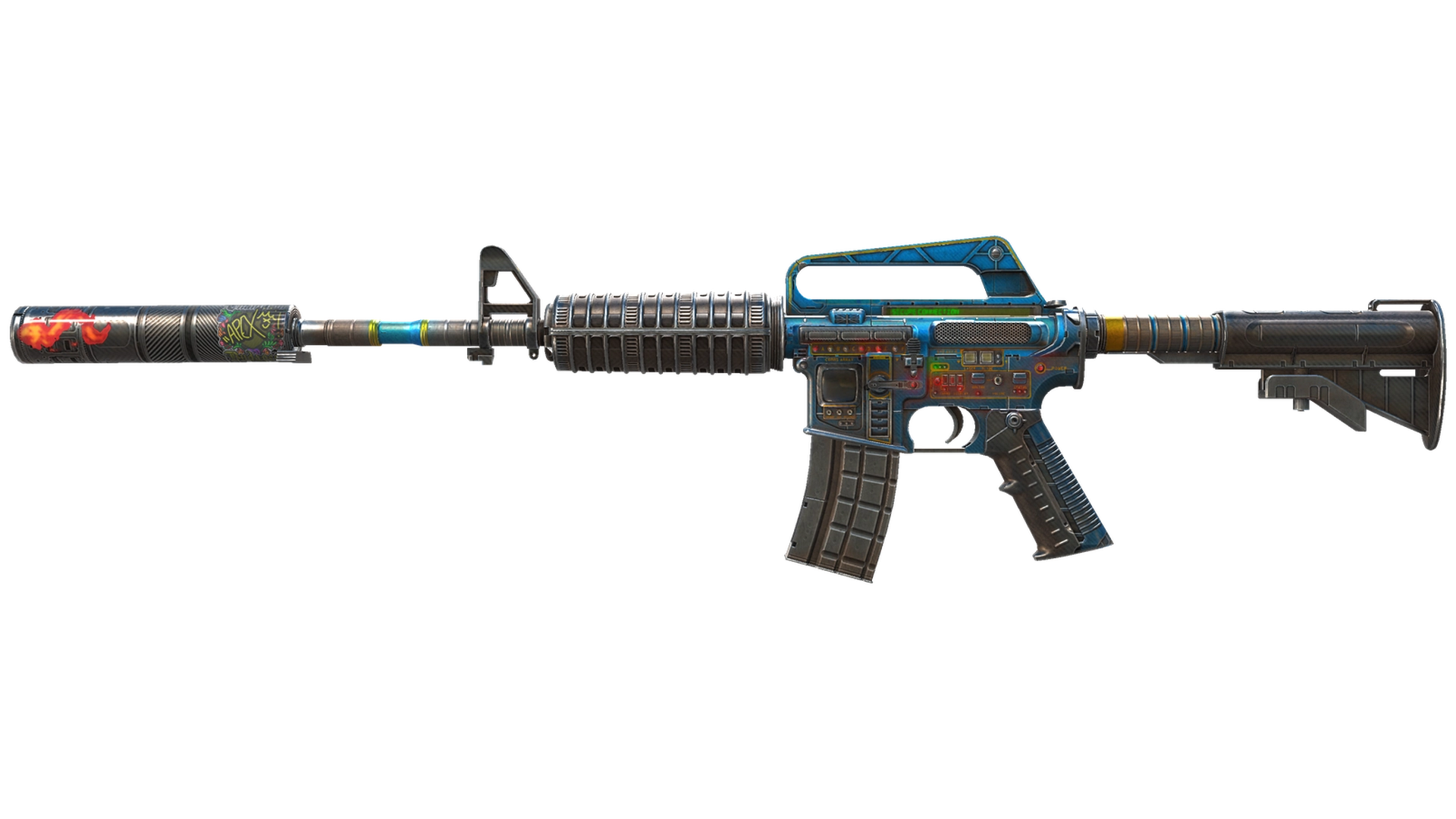 M4A1-S | Control Panel (Battle-Scarred)
