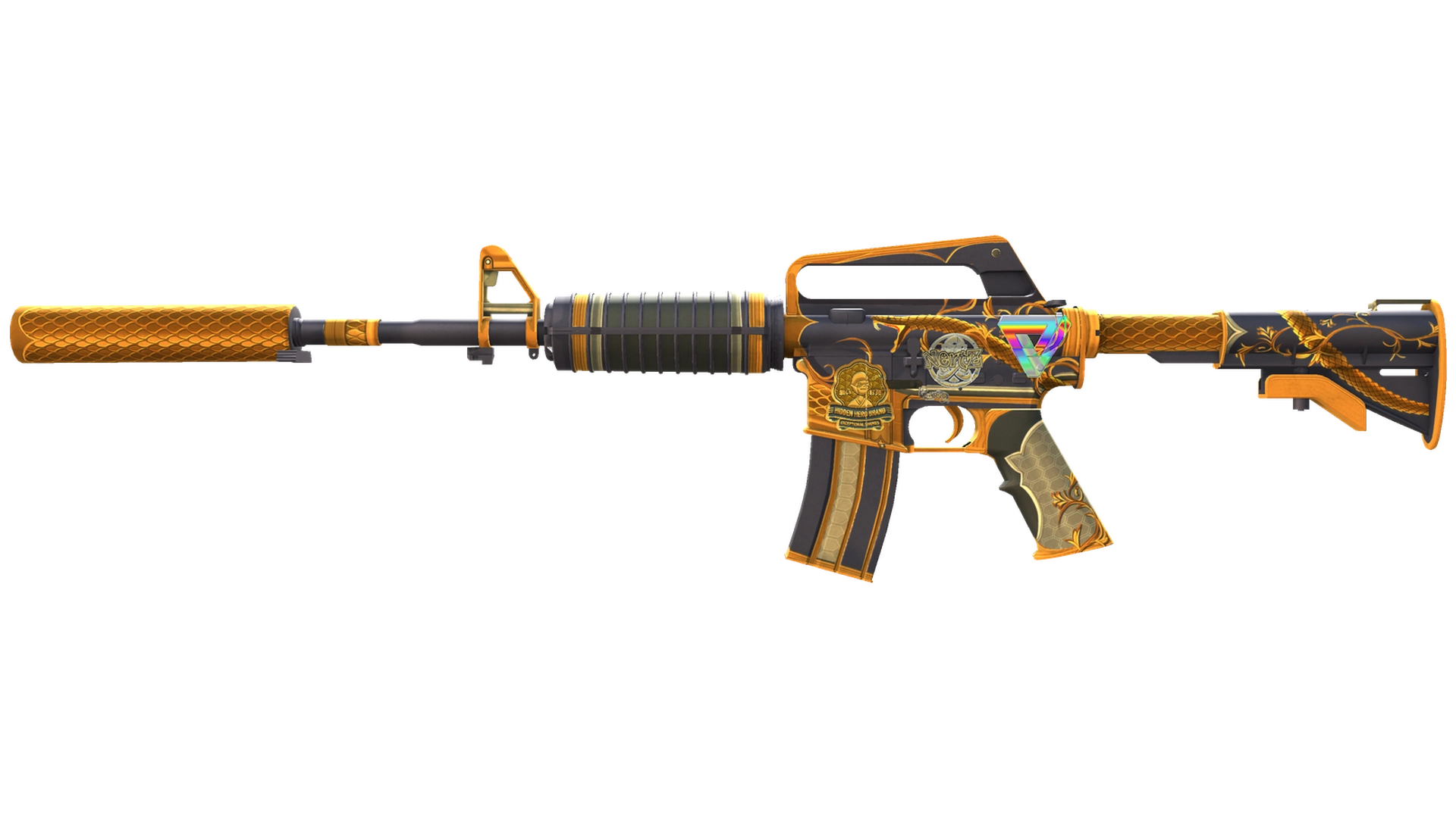 M4A1-S | Golden Coil (Minimal Wear)