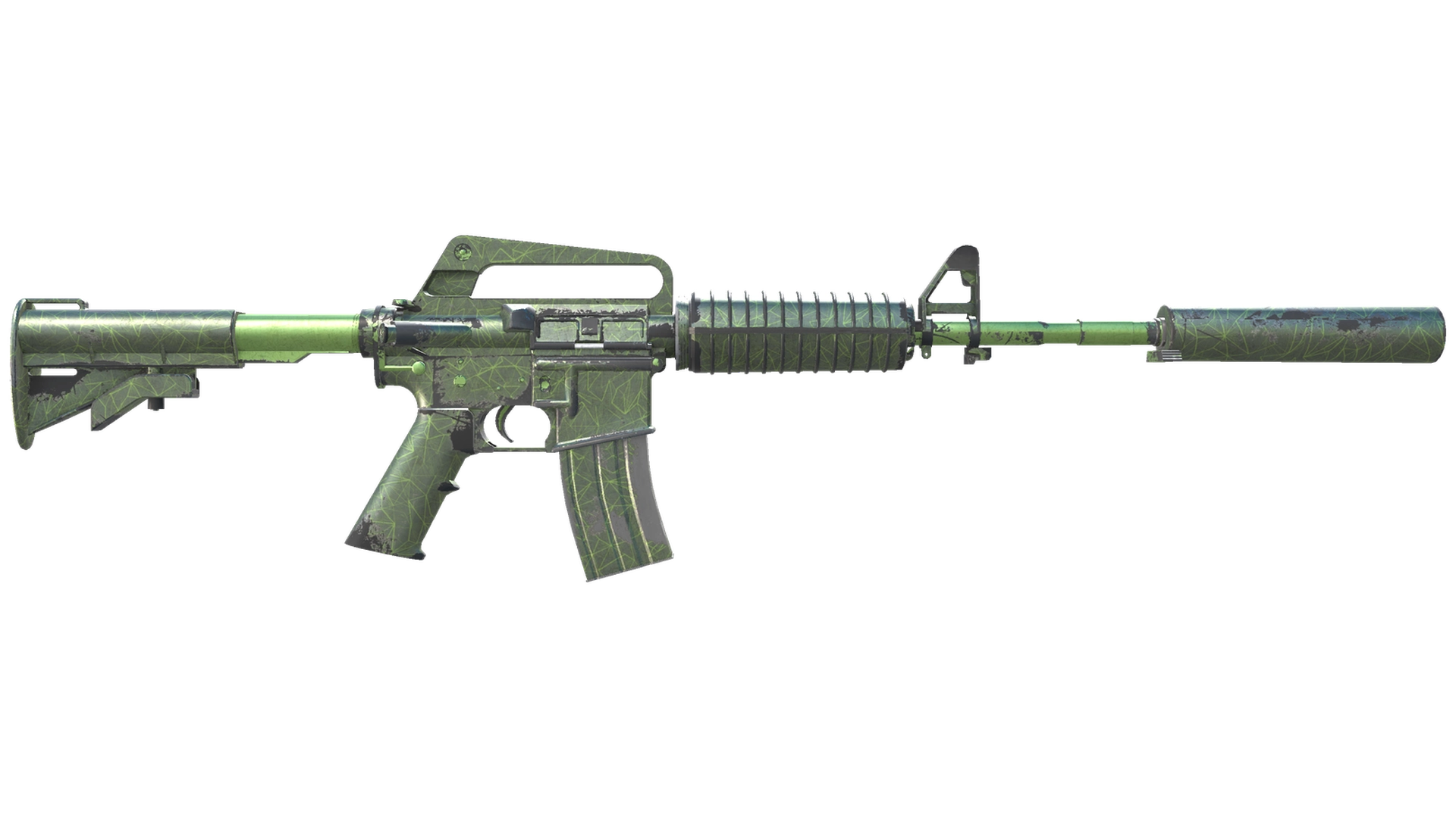 M4A1-S | Moss Quartz (Well-Worn)