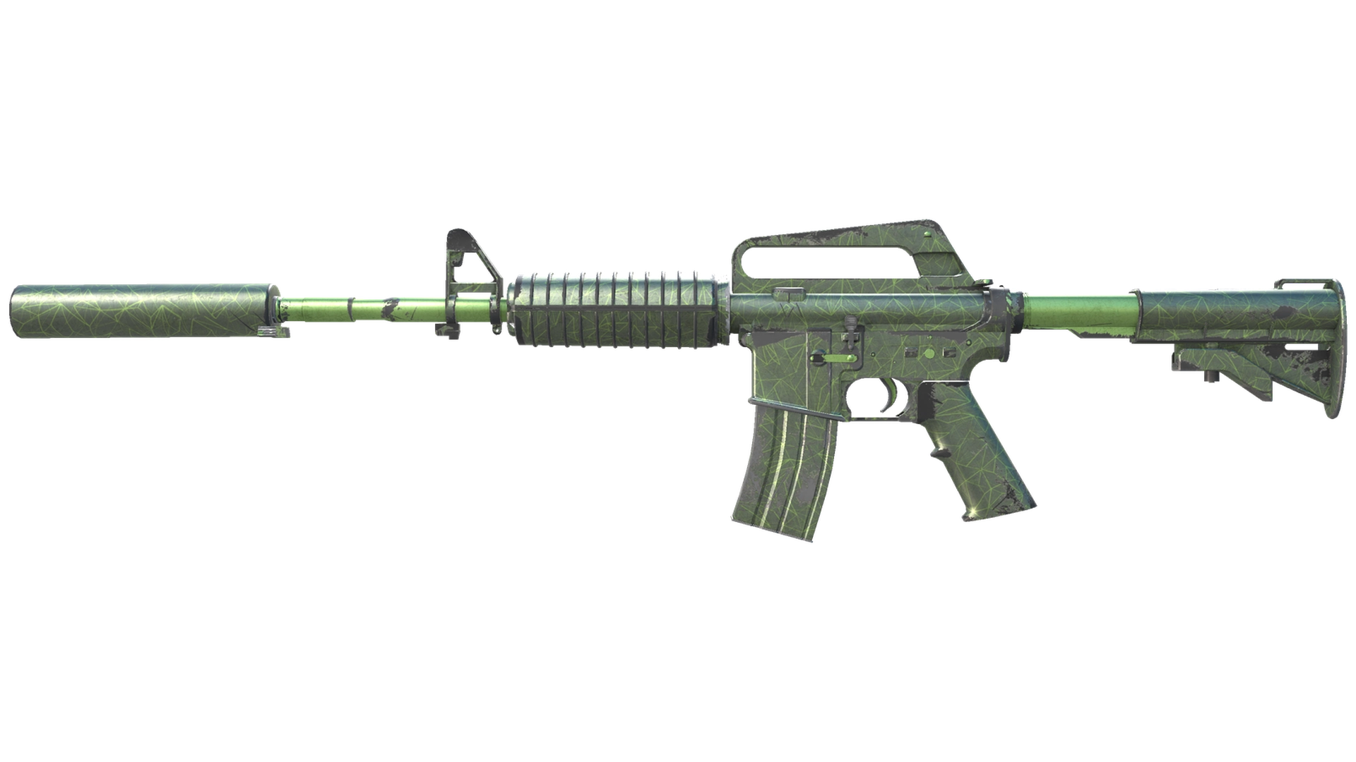 M4A1-S | Moss Quartz (Well-Worn)