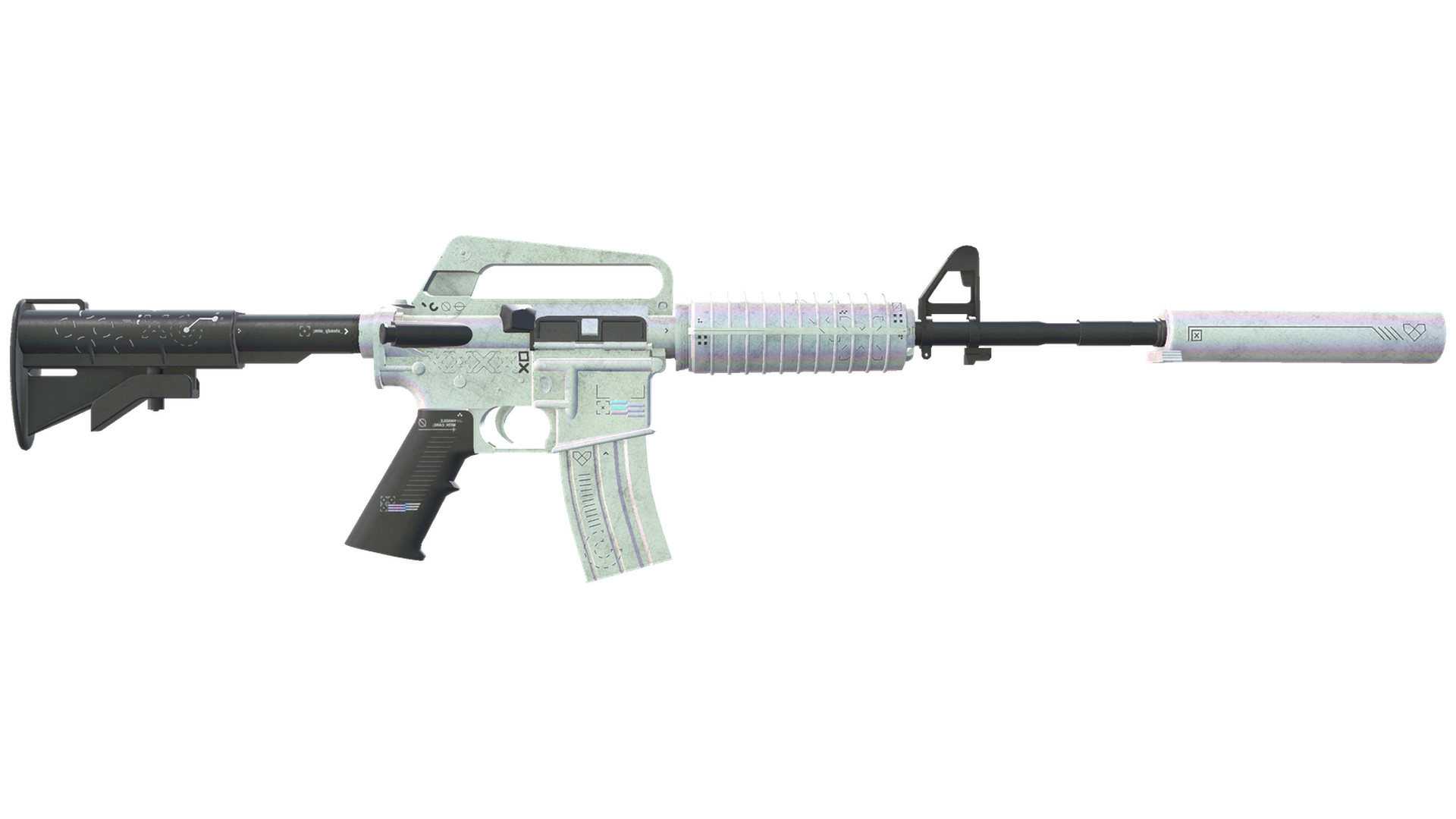 M4A1-S | Printstream (Battle-Scarred)