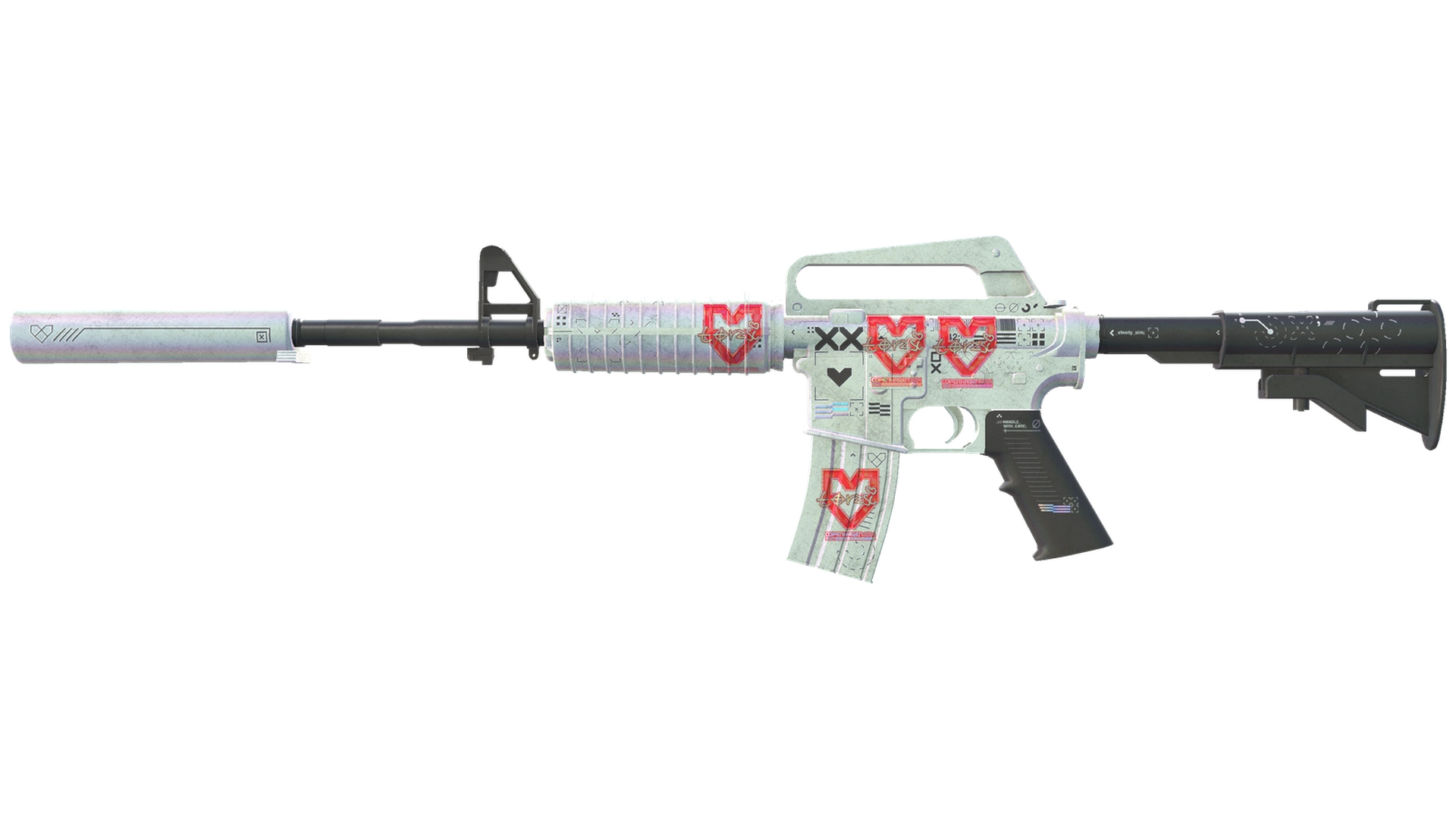M4A1-S | Printstream (Battle-Scarred)