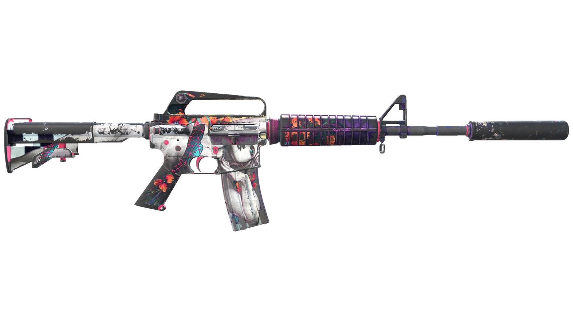 M4A1-S | Vaporwave (Battle-Scarred)