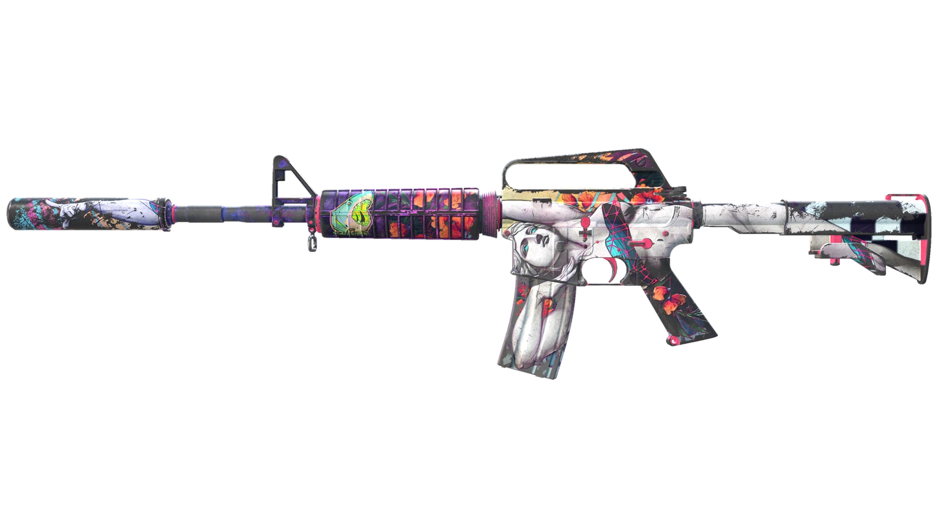 M4A1-S | Vaporwave (Battle-Scarred)