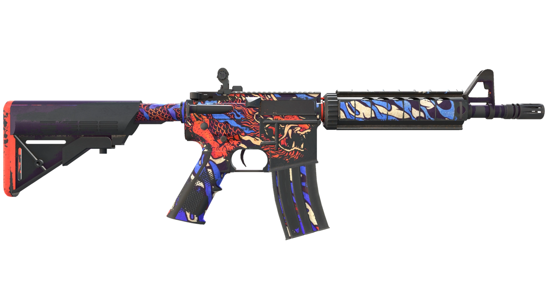 M4A4 | 龍王 (Король драконов) (Закалённое в боях)