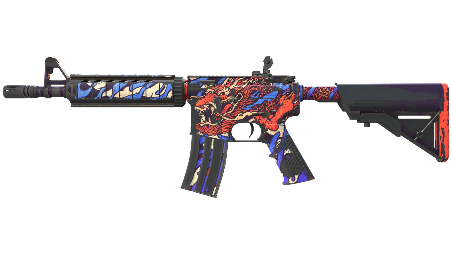 M4A4 | 龍王 (Король драконов) (Закалённое в боях)