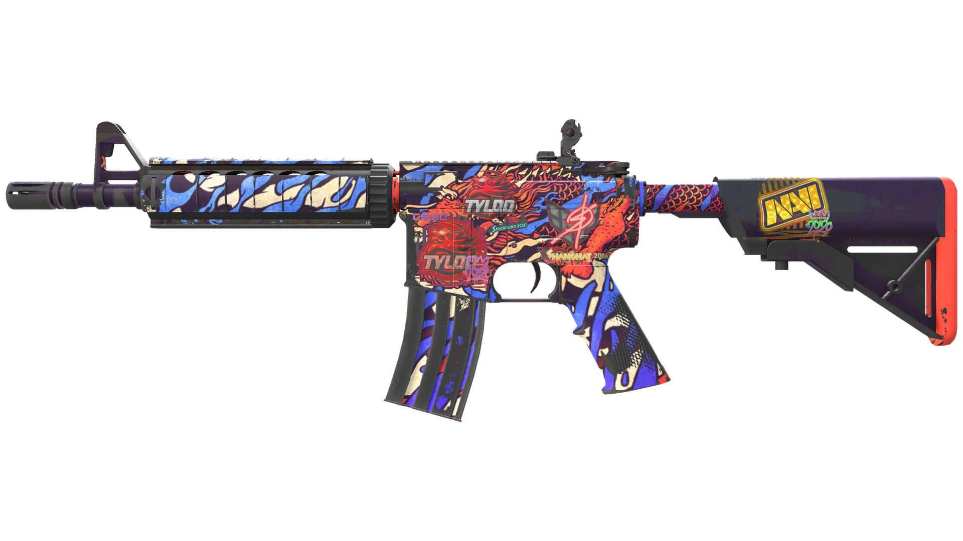 M4A4 | 龍王 (Dragon King) (Field-Tested)