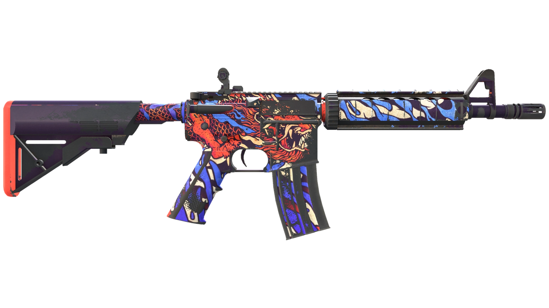 M4A4 | 龍王 (Dragon King) (Field-Tested)