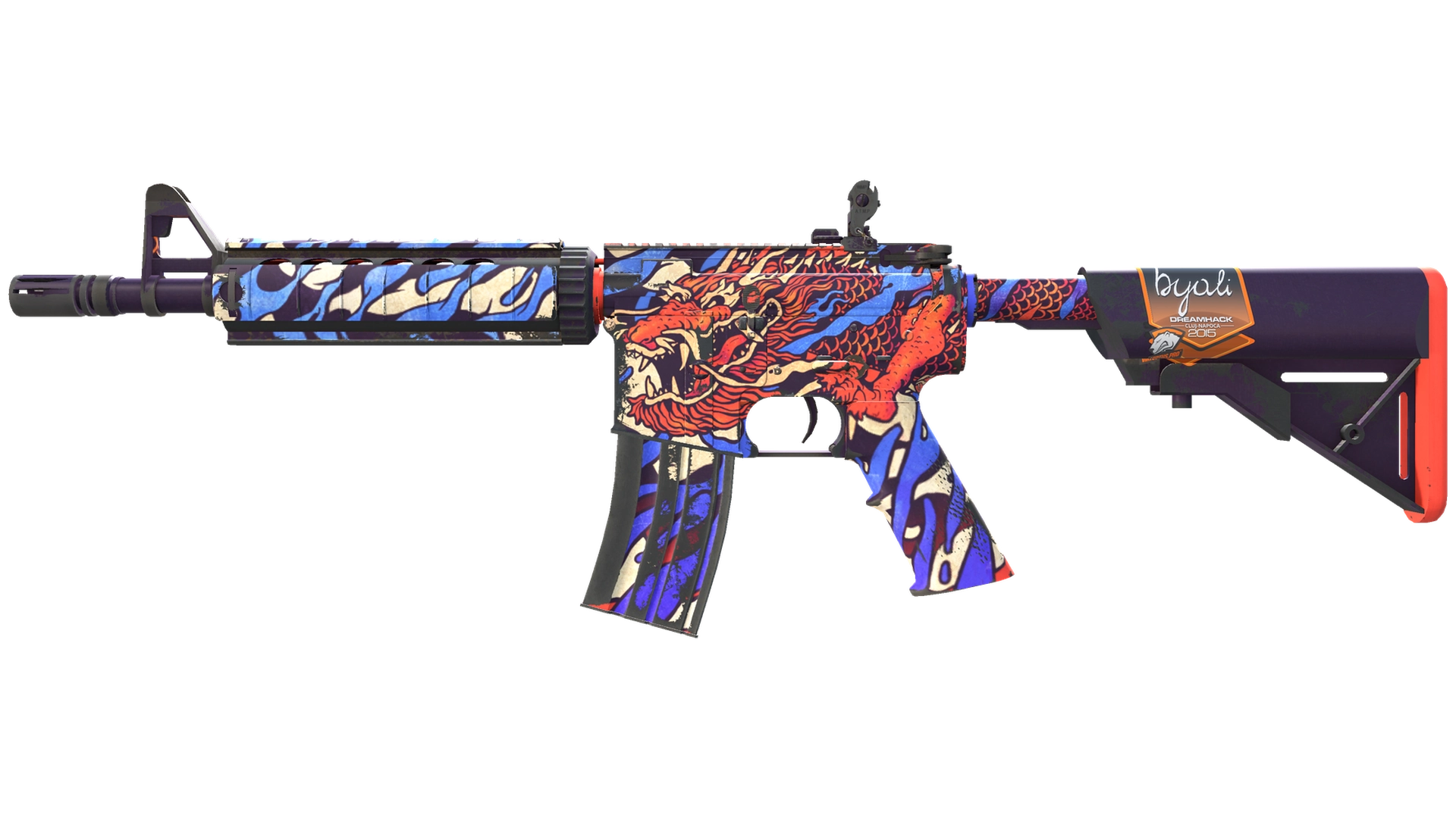 M4A4 | 龍王 (Король драконов) (После полевых испытаний)
