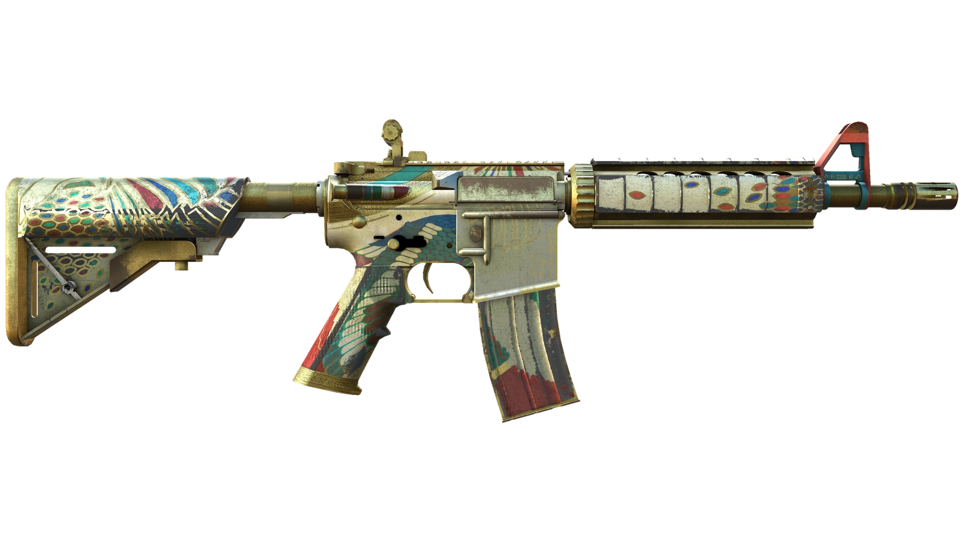 M4A4 | Eye of Horus (Battle-Scarred)