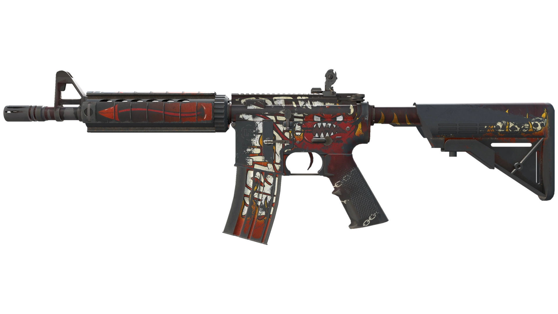 M4A4 | Hellfire (Battle-Scarred)