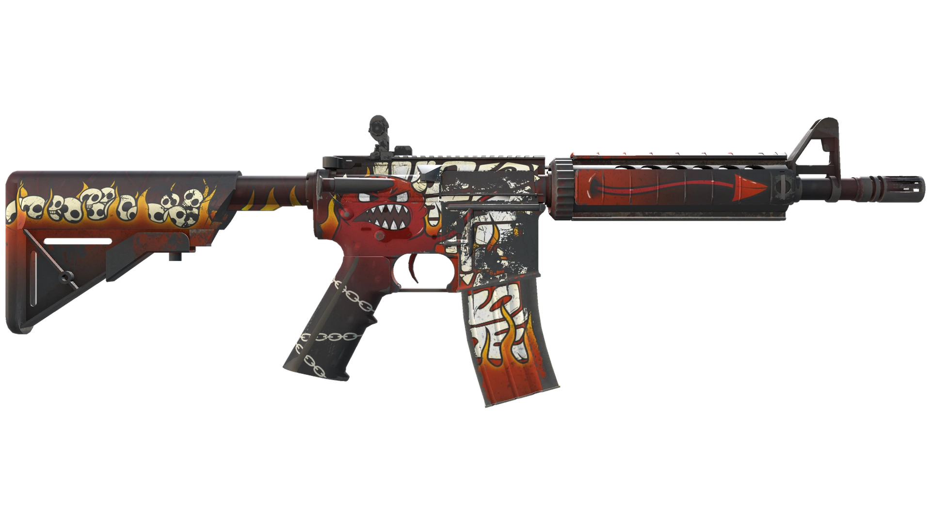 M4A4 | Hellfire (Field-Tested)