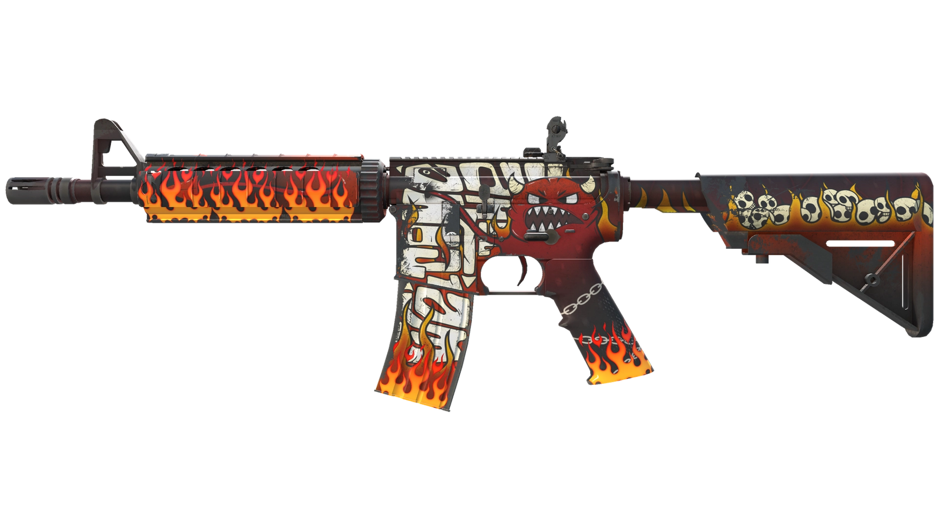 M4A4 | Hellfire (Minimal Wear)