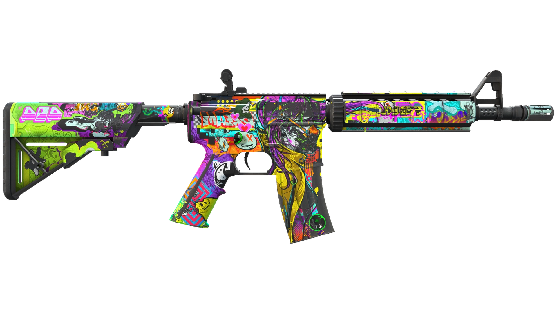 M4A4 | In Living Color (Battle-Scarred)