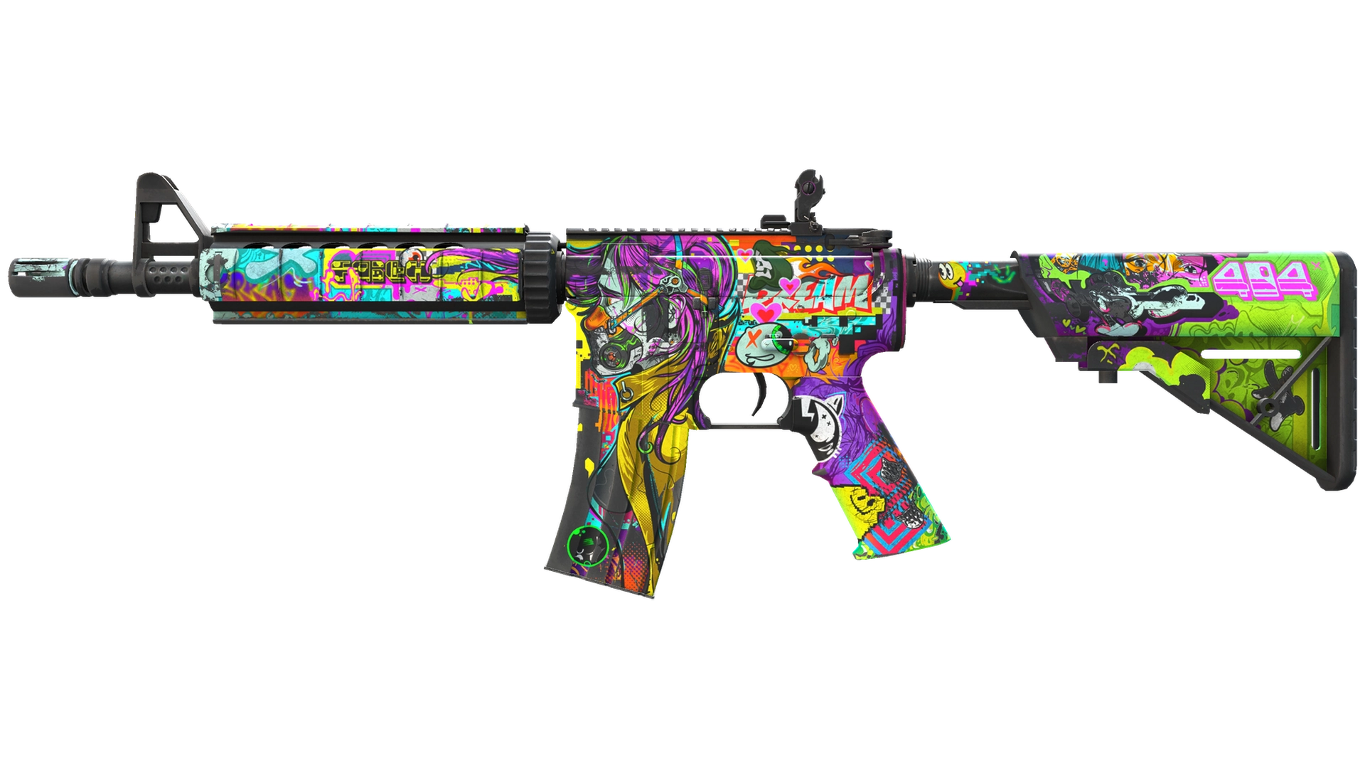 M4A4 | In Living Color (Battle-Scarred)