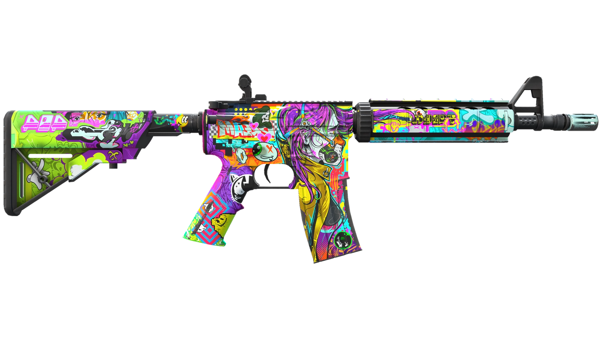 M4A4 | In Living Color (Minimal Wear)