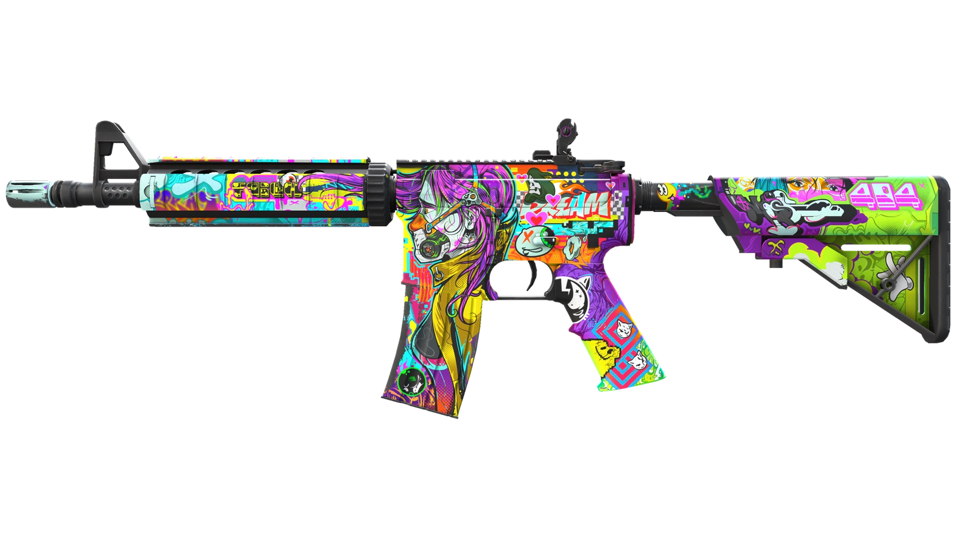 M4A4 | In Living Color (Minimal Wear)