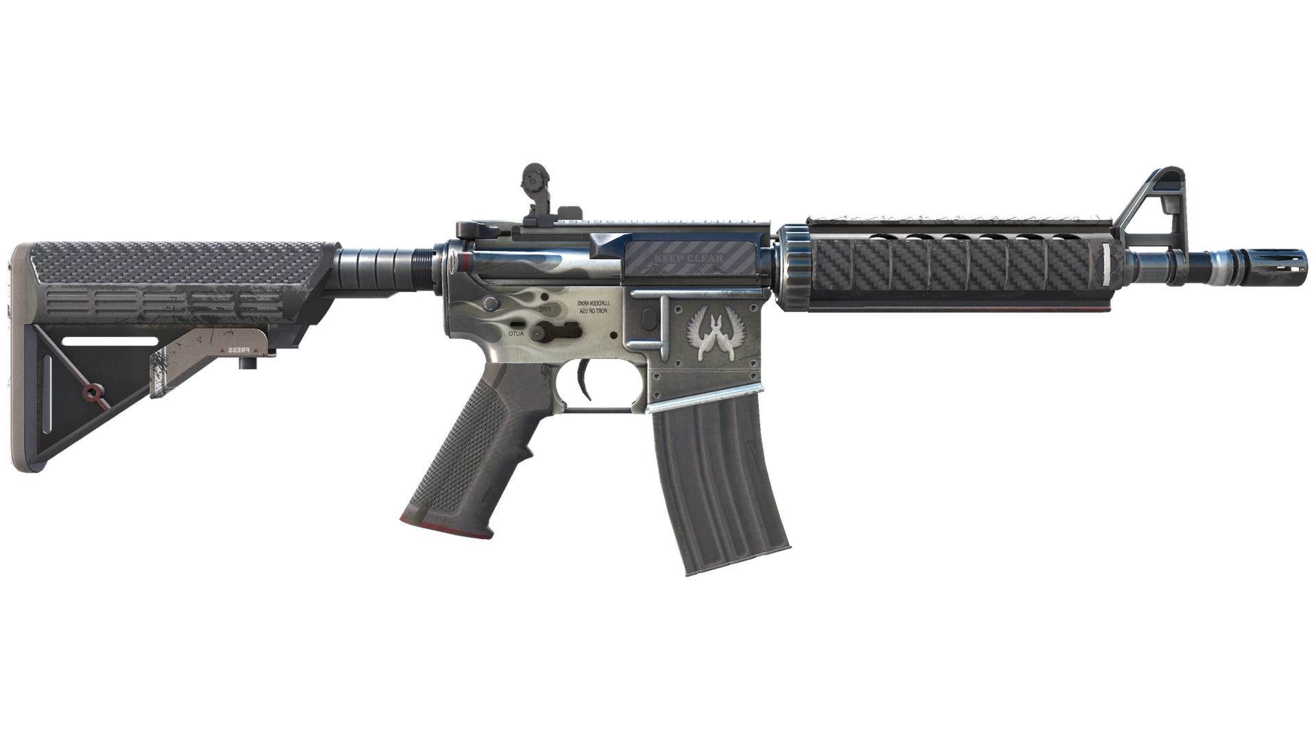 M4A4 | Magnesium (Well-Worn)