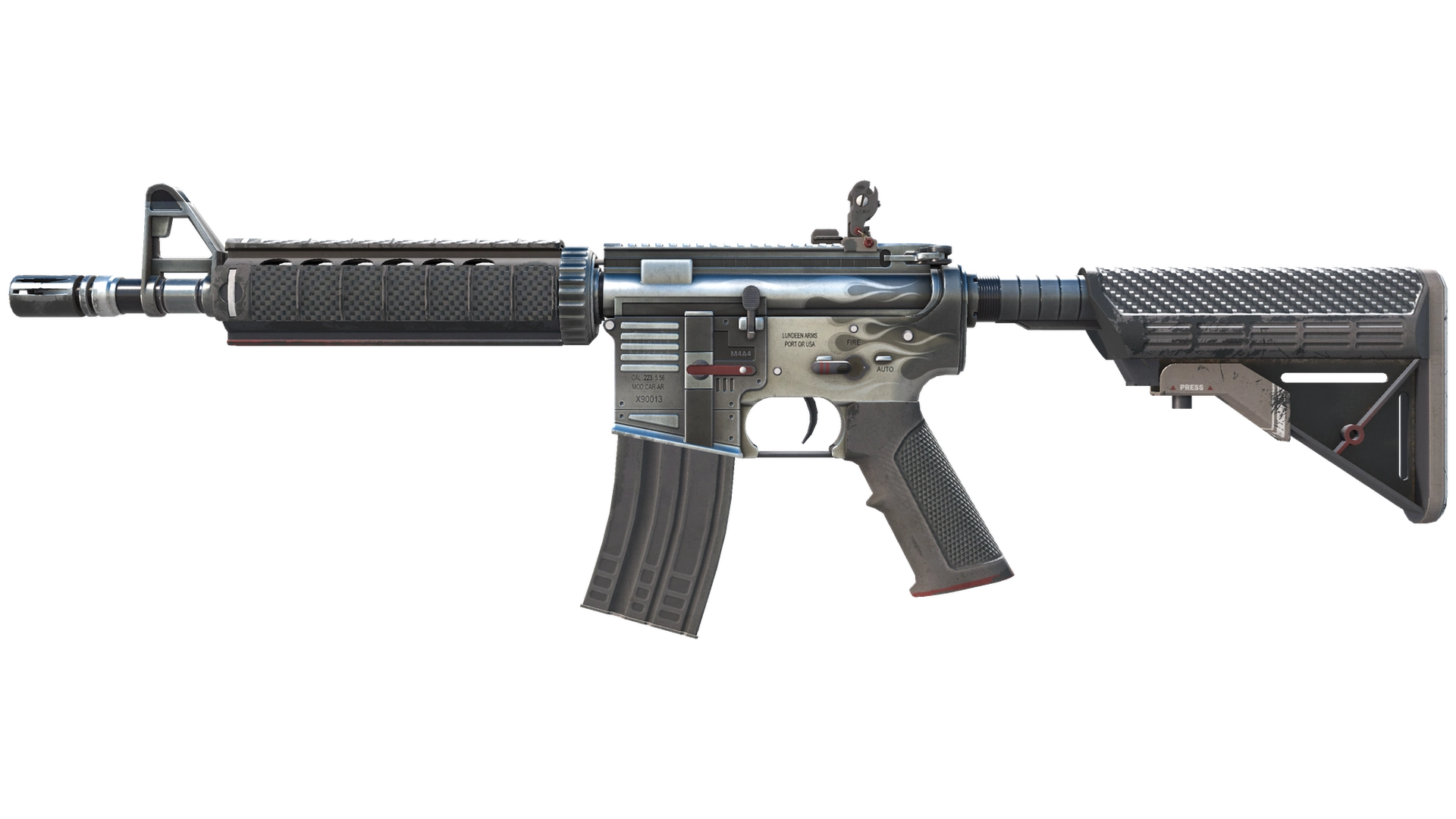 M4A4 | Magnesium (Well-Worn)