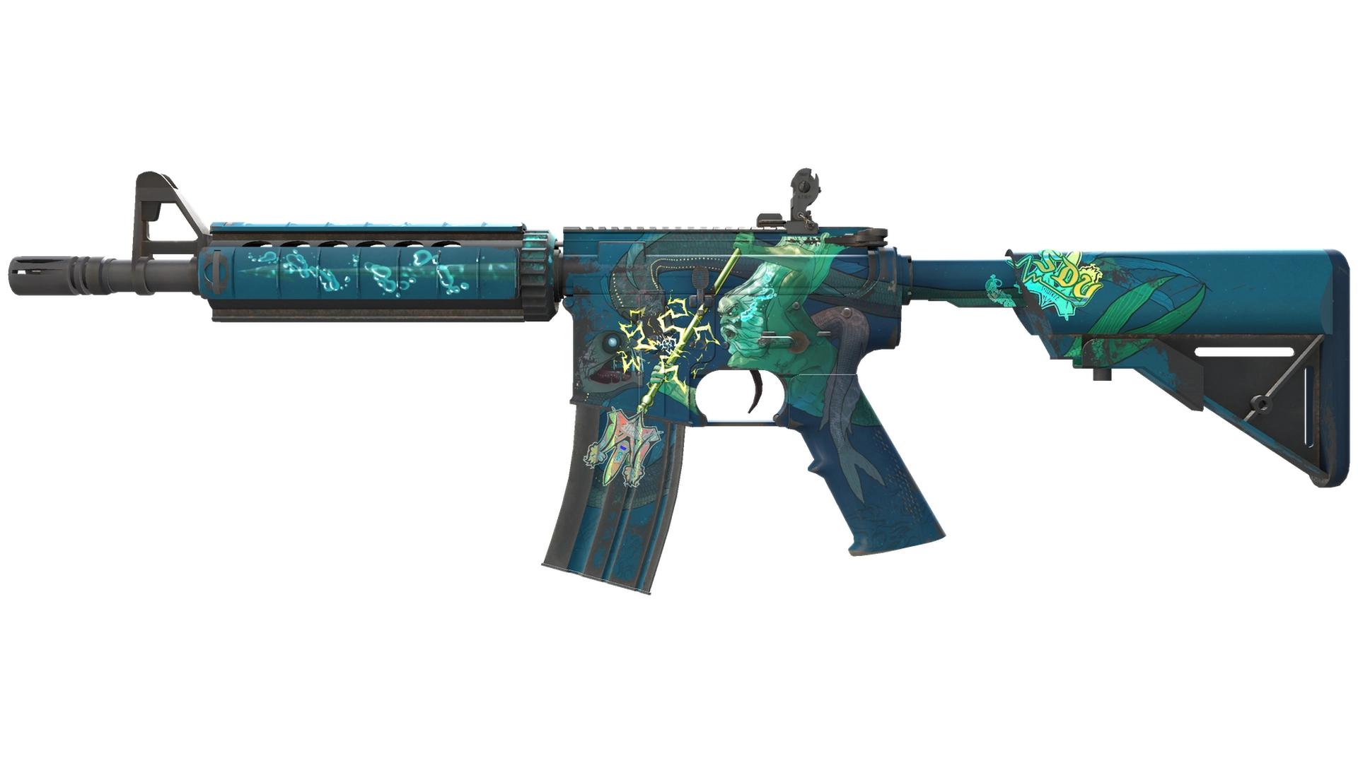 M4A4 | Poseidon (Minimal Wear)