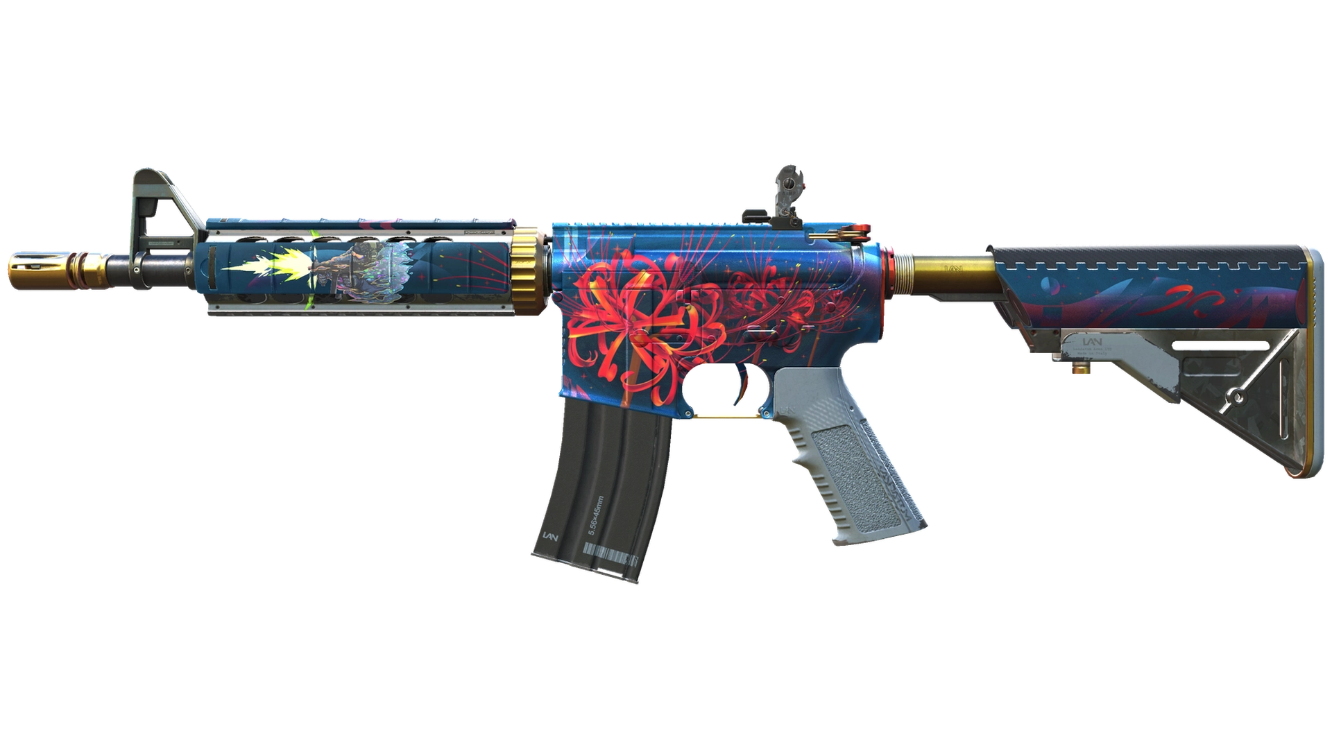M4A4 | Spider Lily (Minimal Wear)