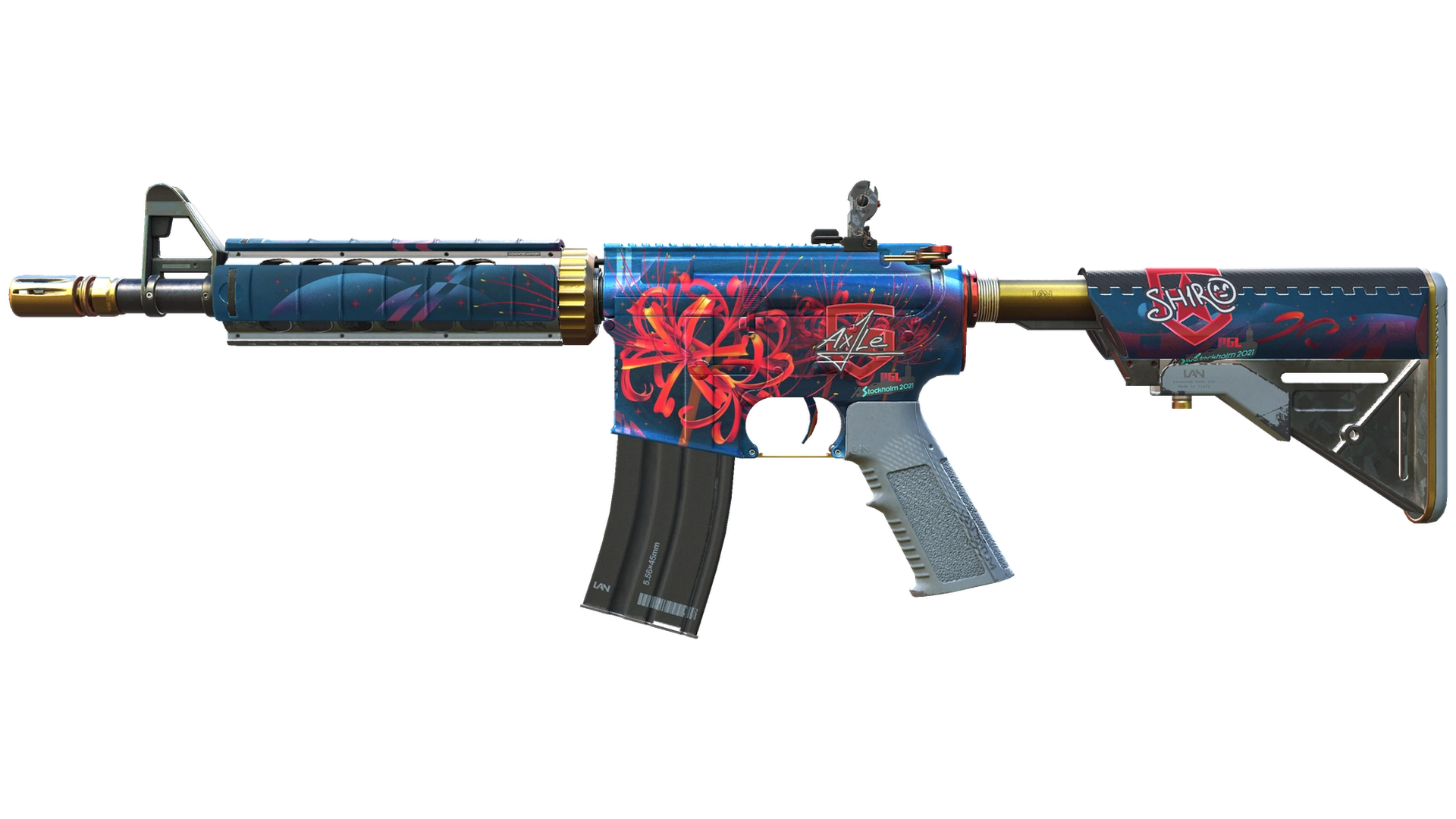 M4A4 | Ликорис лучистый (Немного поношенное)