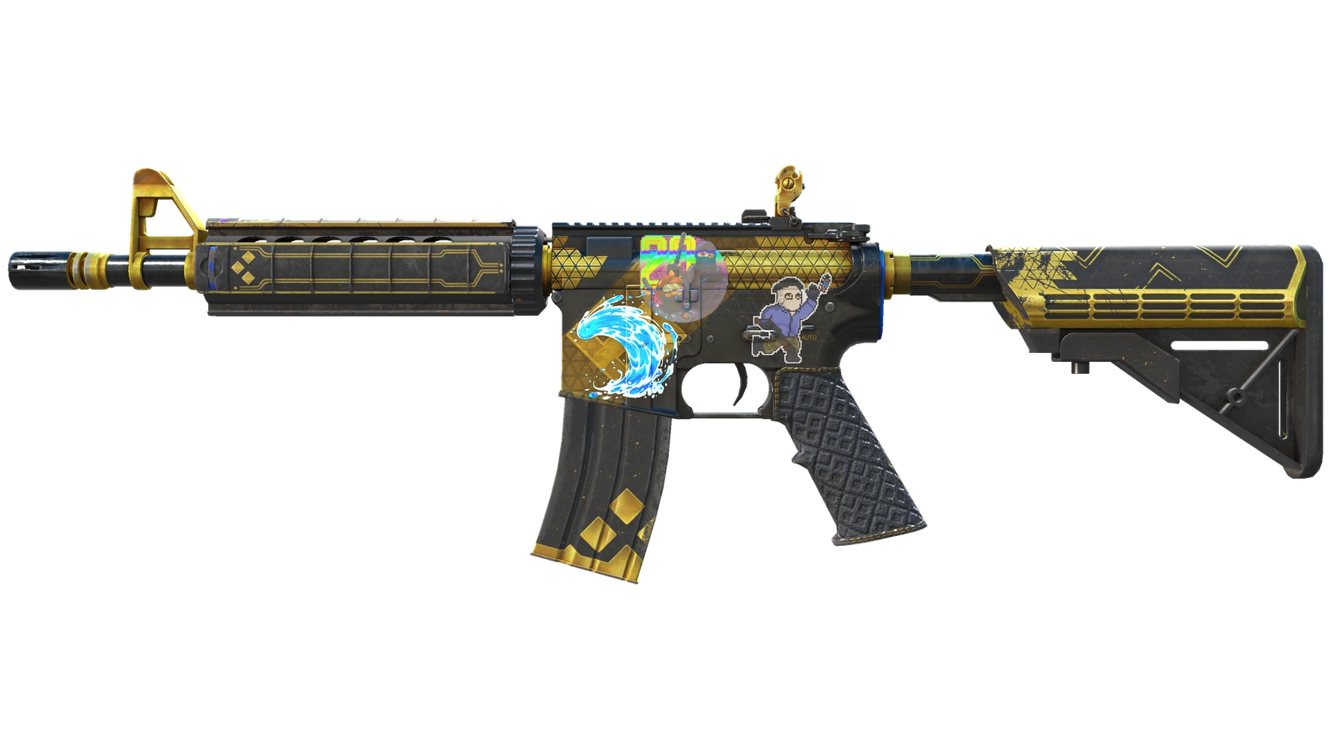 M4A4 | The Coalition (Well-Worn)