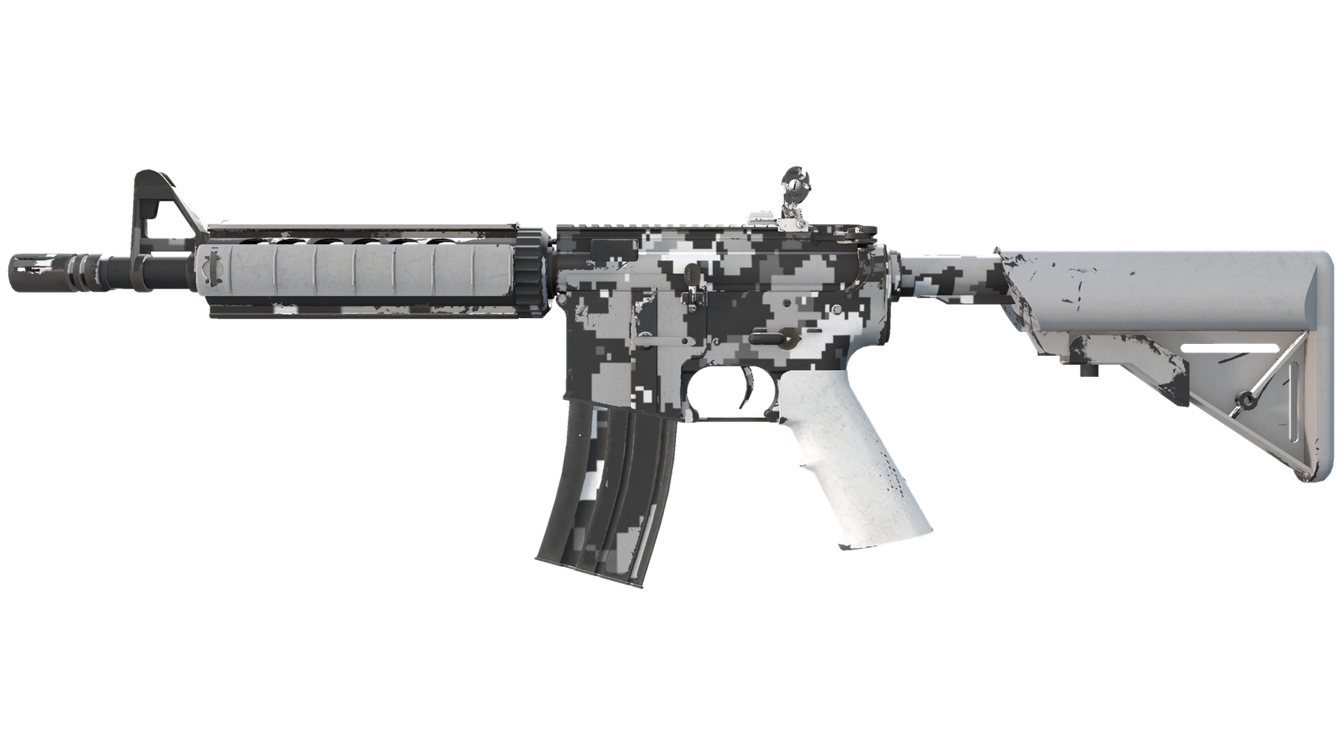 M4A4 | Пиксельный камуфляж «Город» (Прямо с завода)
