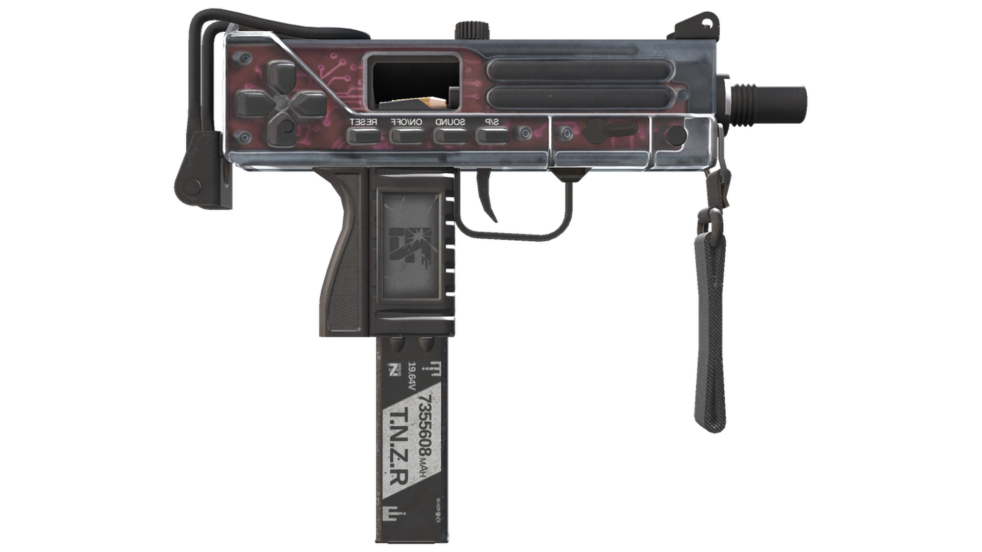 MAC-10 | Button Masher (Battle-Scarred)