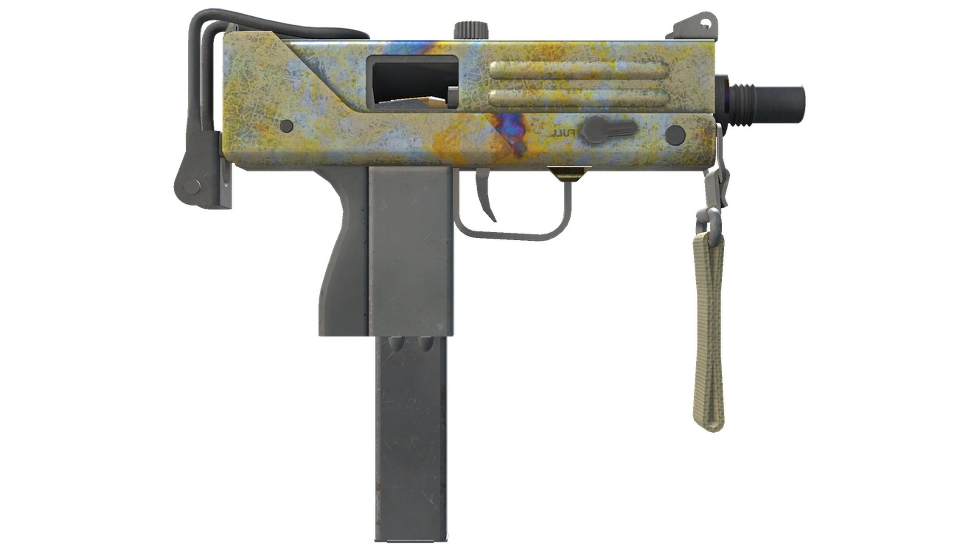MAC-10 | Case Hardened (Well-Worn)