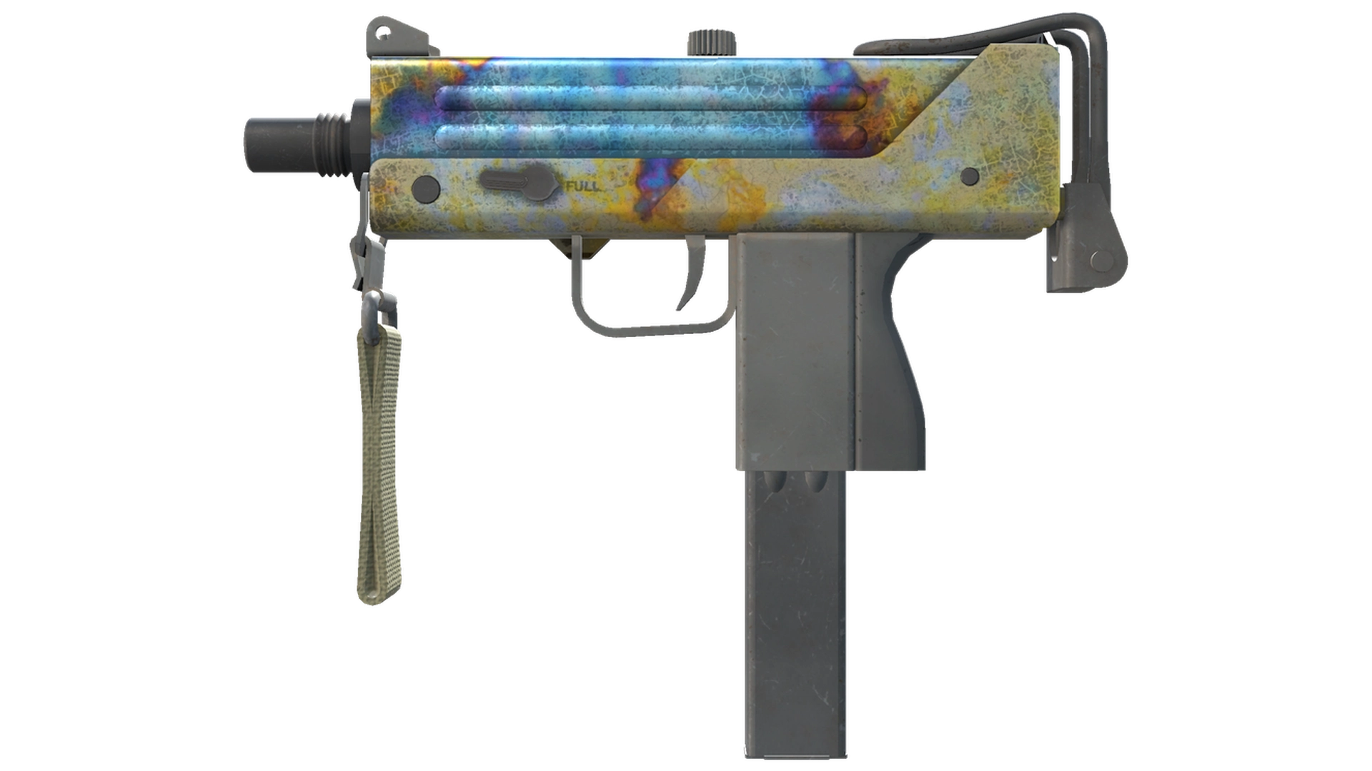 MAC-10 | Case Hardened (Well-Worn)