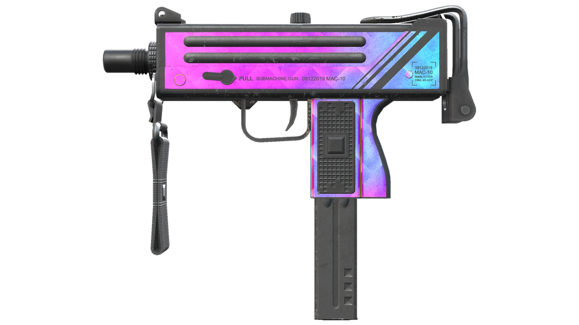 MAC-10 | Disco Tech (Battle-Scarred)
