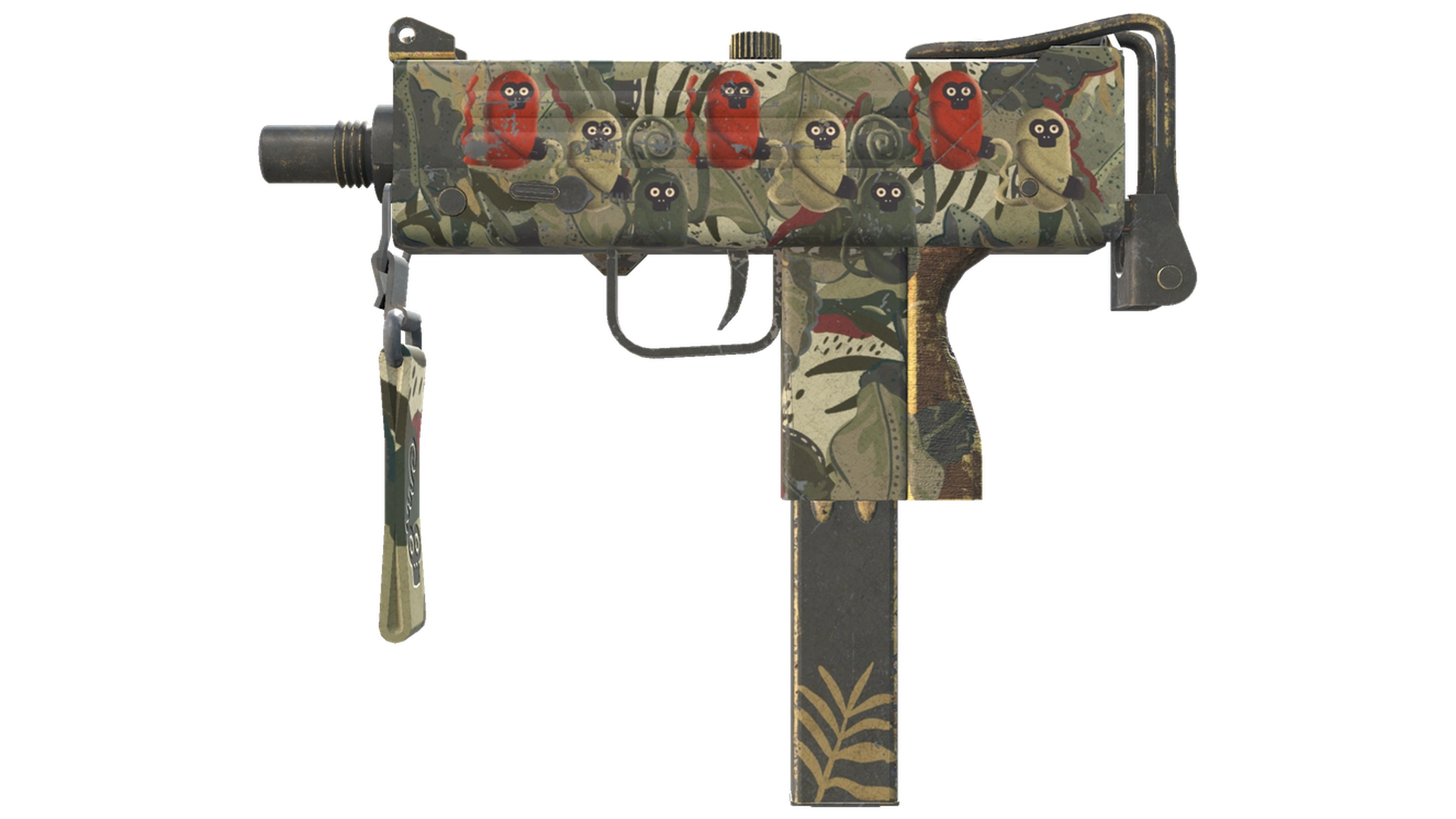 MAC-10 | Обезьяний камуфляж (Закалённое в боях)