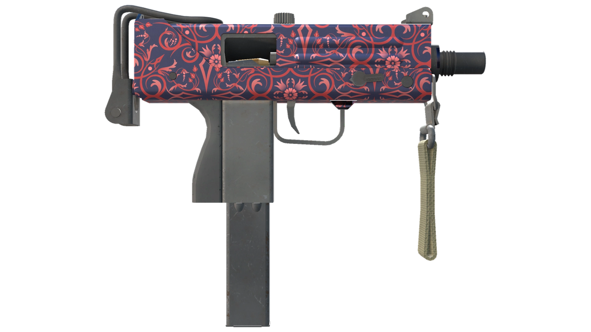 MAC-10 | Red Filigree (Factory New)