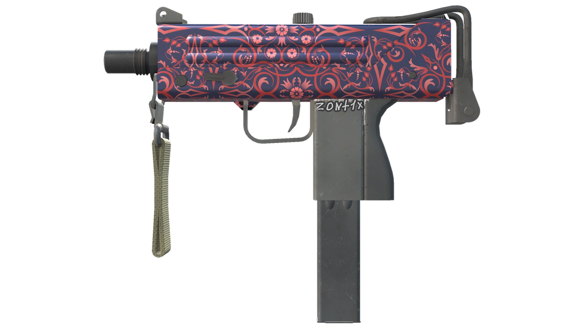 MAC-10 | Red Filigree (Factory New)