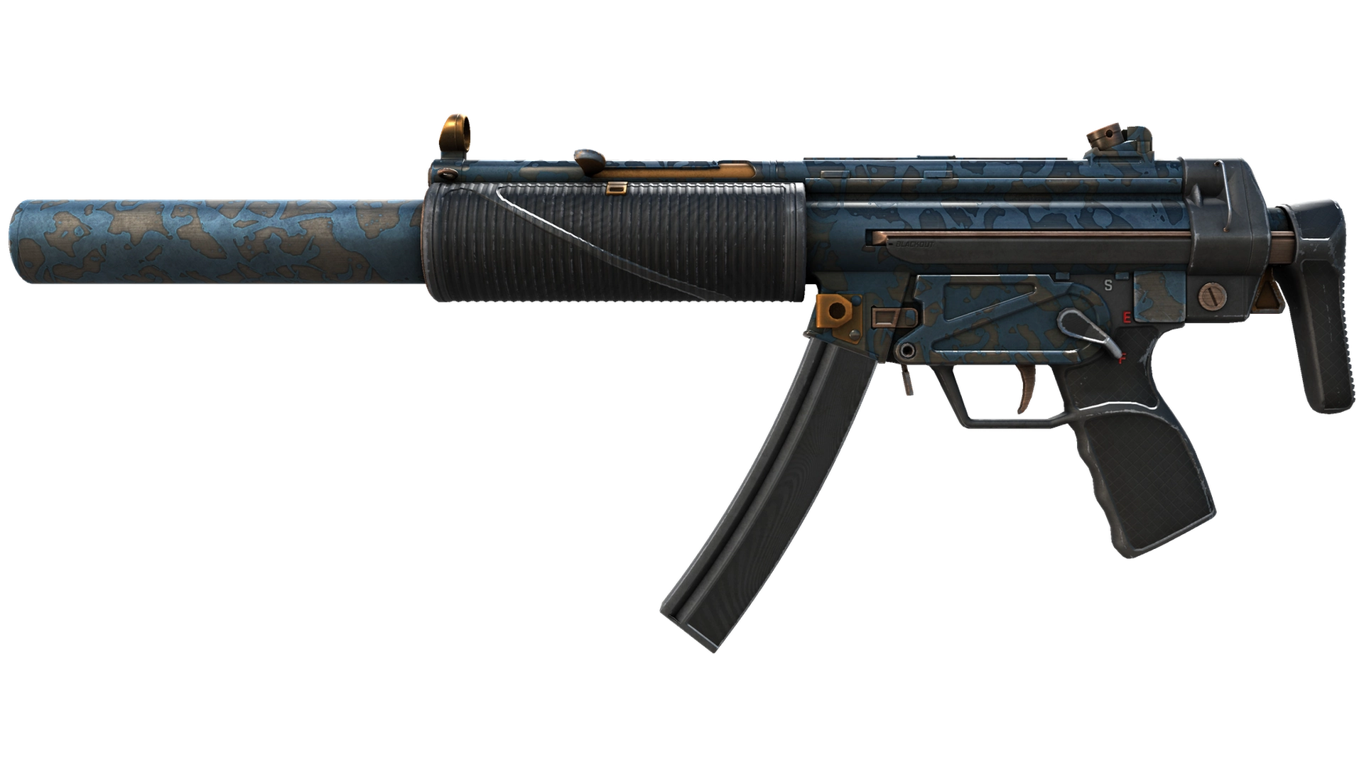 MP5-SD | Кислотный душ (Закалённое в боях)