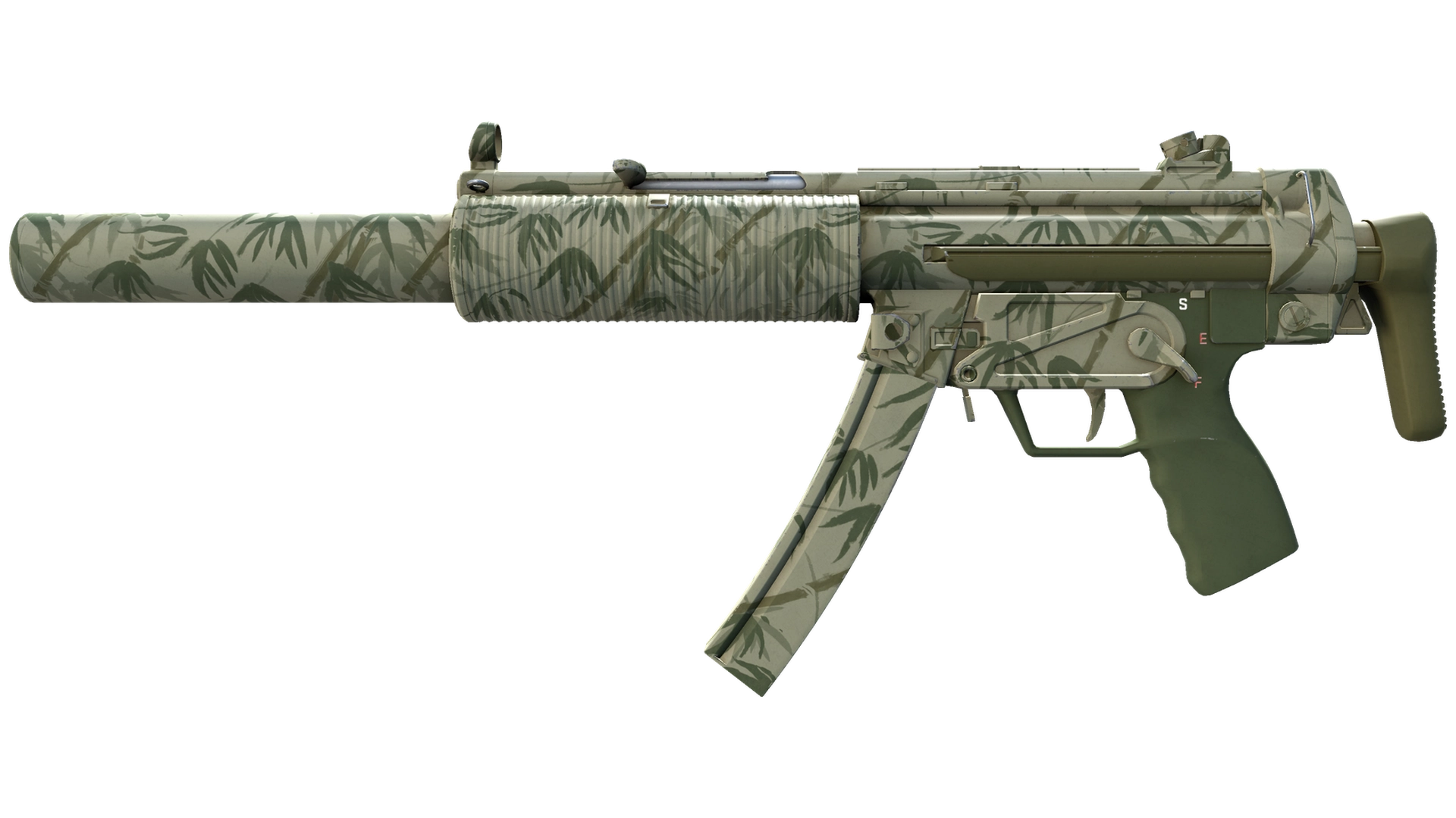MP5-SD | Bamboo Garden (Minimal Wear)