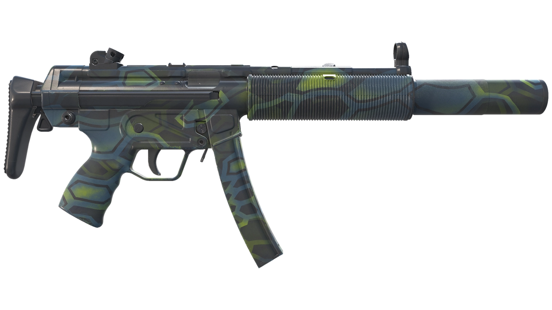 MP5-SD | Lime Hex (Field-Tested)