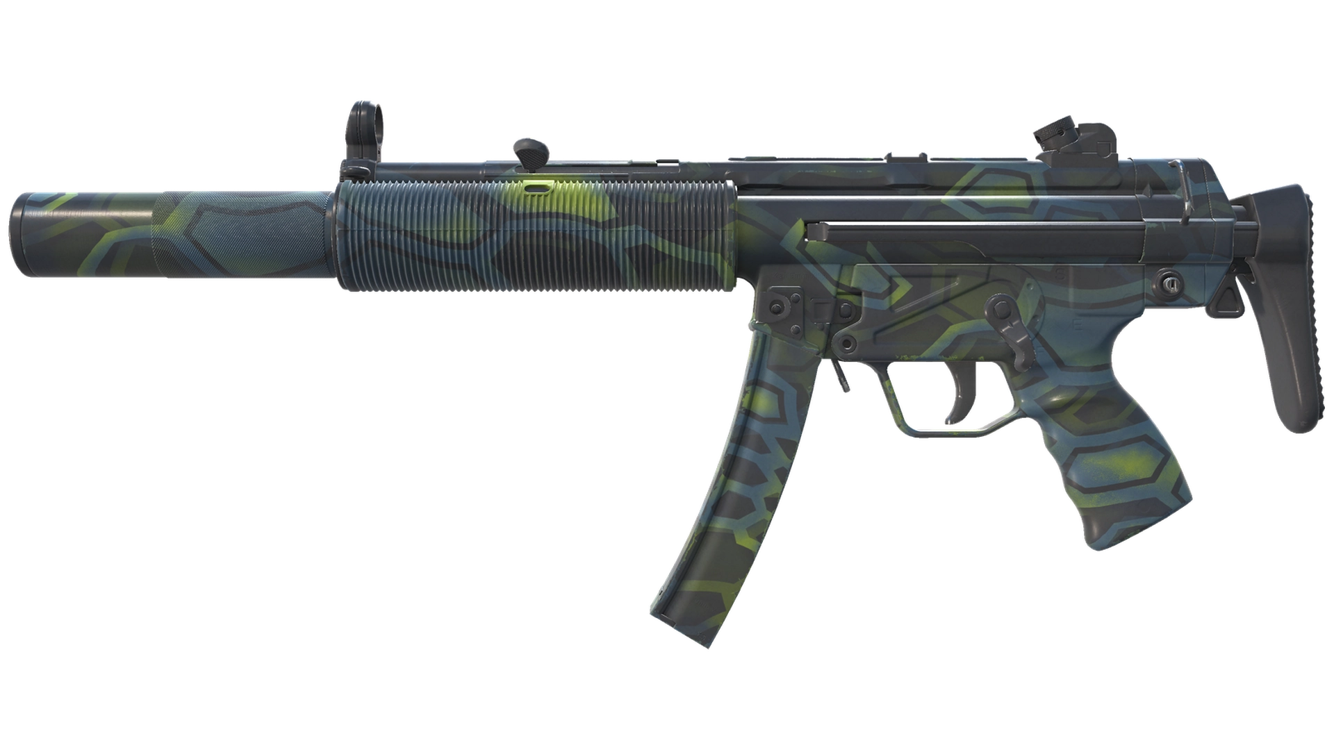 MP5-SD | Lime Hex (Field-Tested)