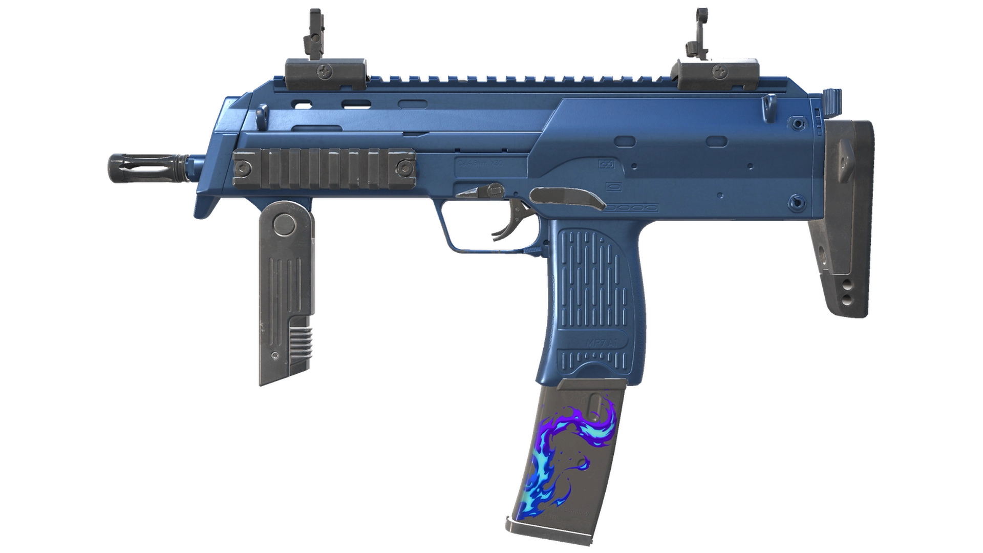 MP7 | Анодированная синева (Прямо с завода)