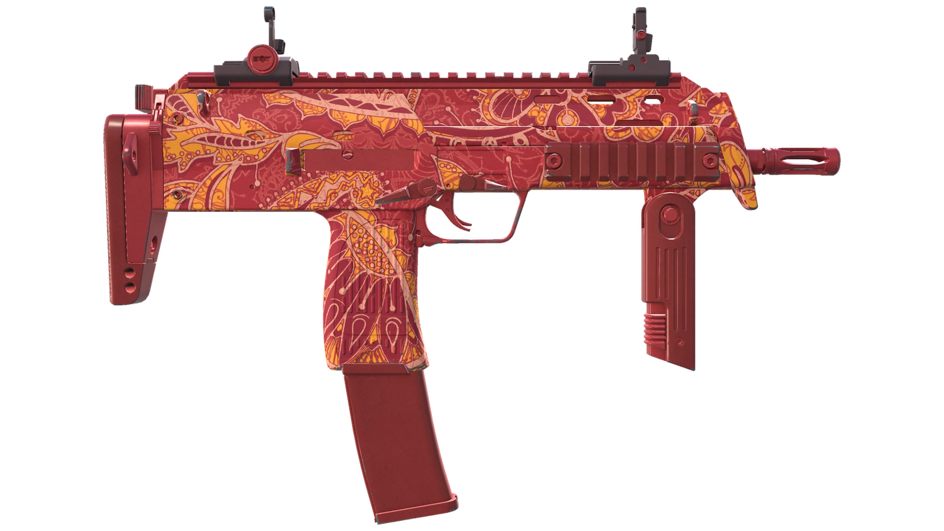MP7 | Coral Paisley (Minimal Wear)