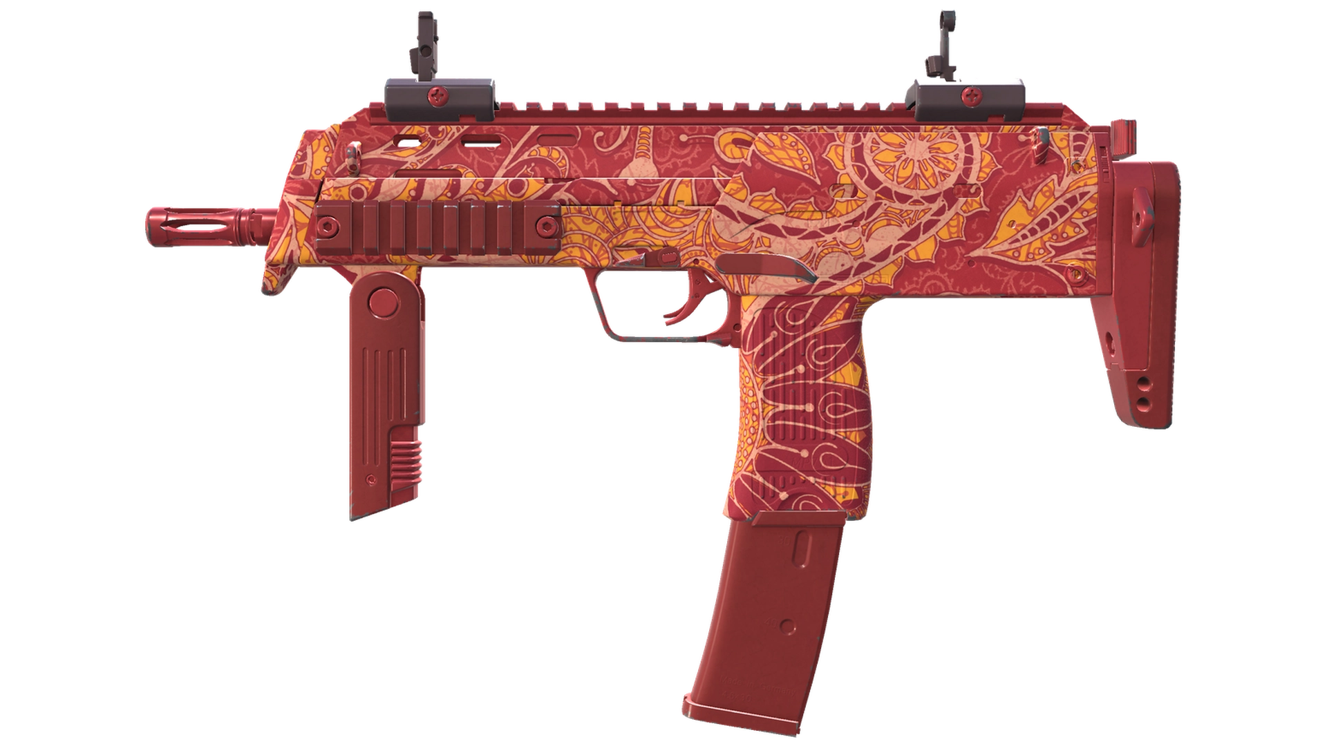 MP7 | Coral Paisley (Minimal Wear)