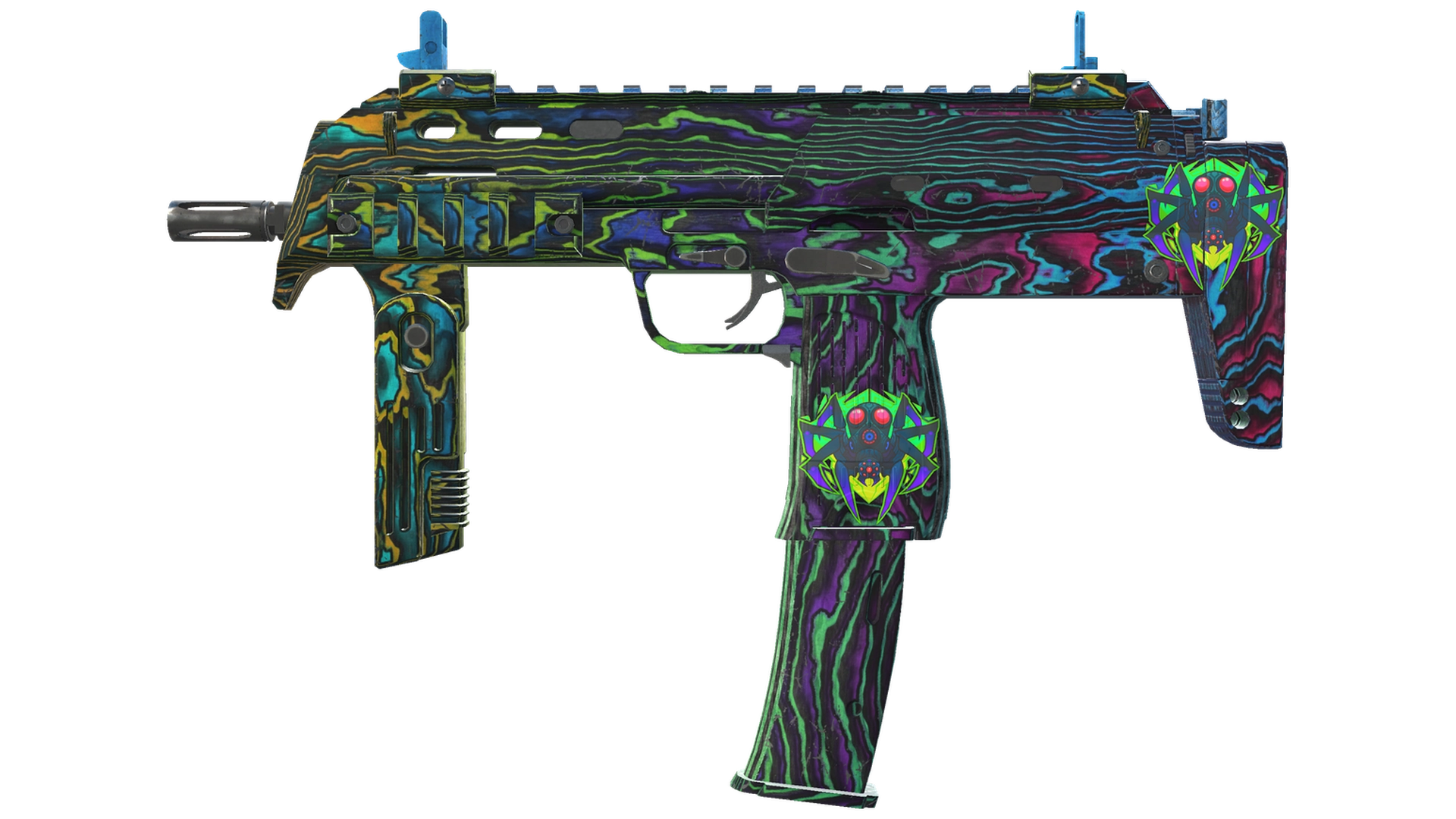 MP7 | Neon Ply (Well-Worn)