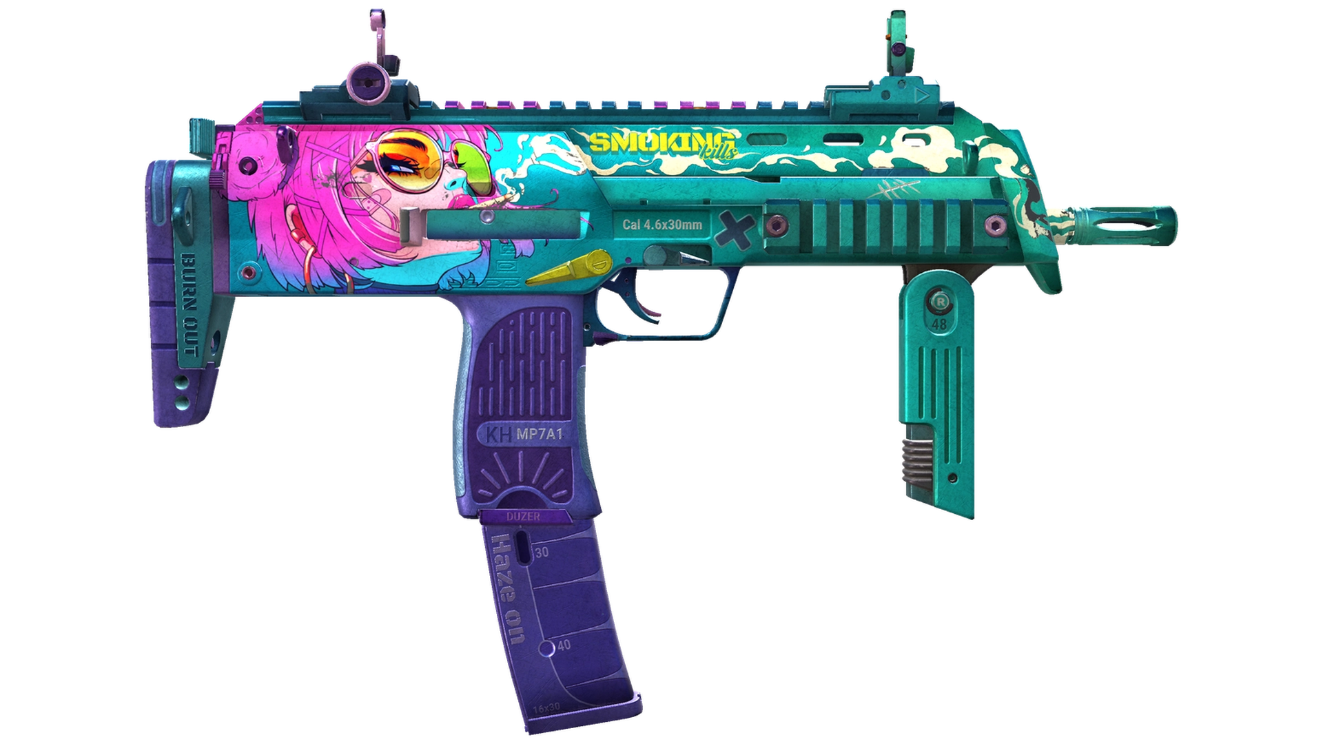 MP7 | Smoking Kills (Well-Worn)