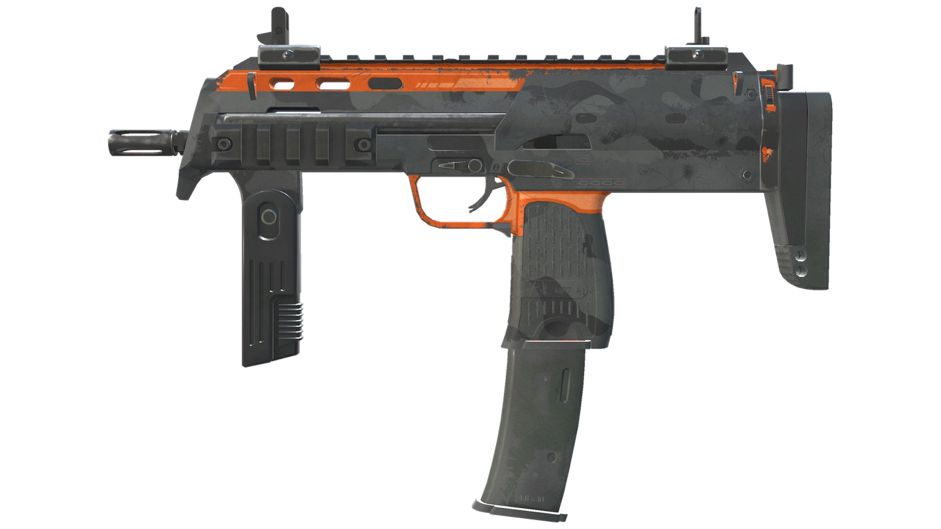 MP7 | Urban Hazard (Well-Worn)