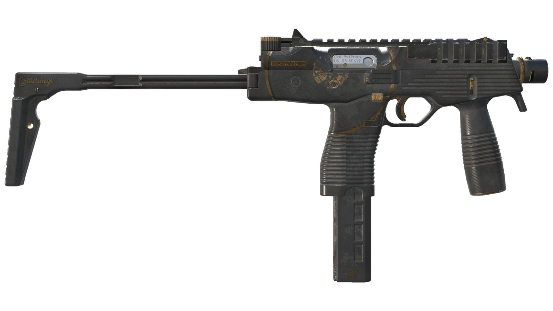 MP9 | Broken Record (Battle-Scarred)