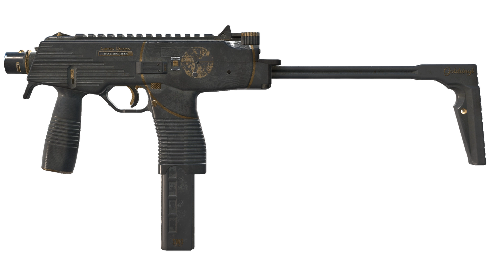 MP9 | Broken Record (Battle-Scarred)